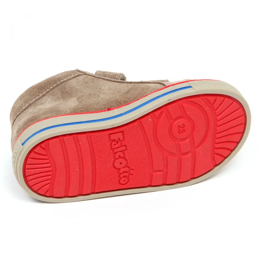 E3172 sneaker bimbo taupe FALCOTTO by NATURINO scarpe primi passi shoe baby boy