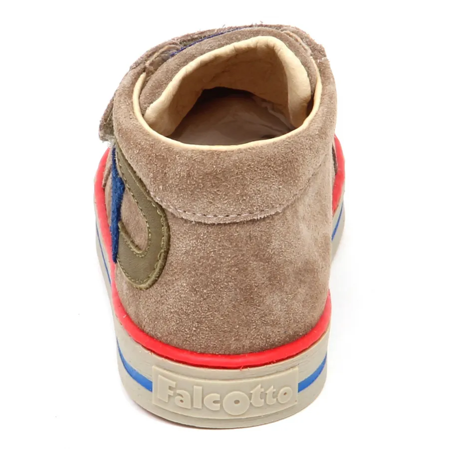 E3172 sneaker bimbo taupe FALCOTTO by NATURINO scarpe primi passi shoe baby boy