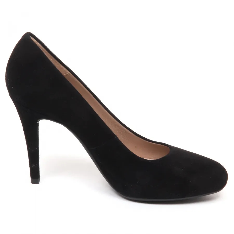 E6470 decollete donna black UNISA SILES scarpe suede shoe woman