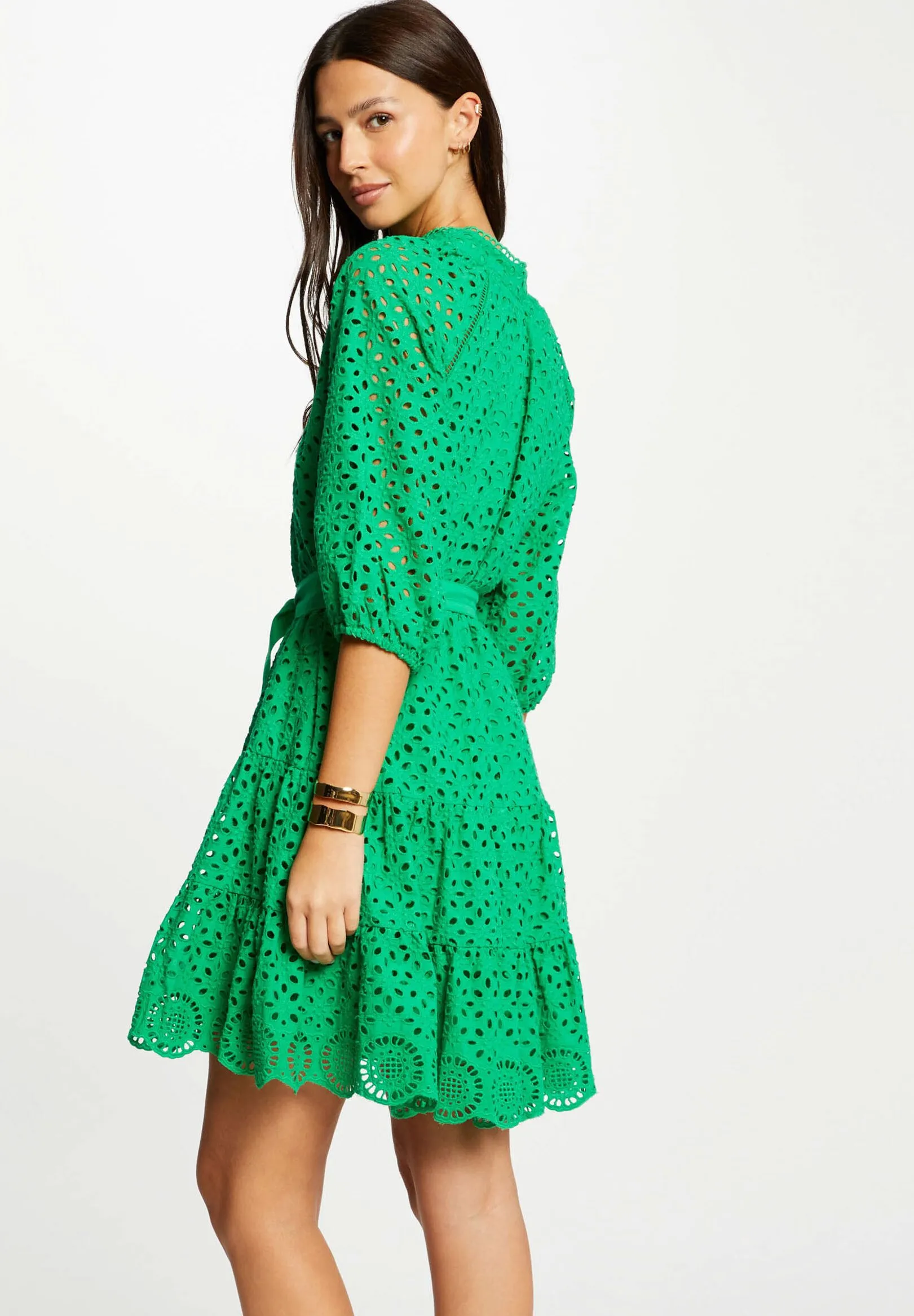EMBROIDERED A-LINE MINI - Abito a camicia