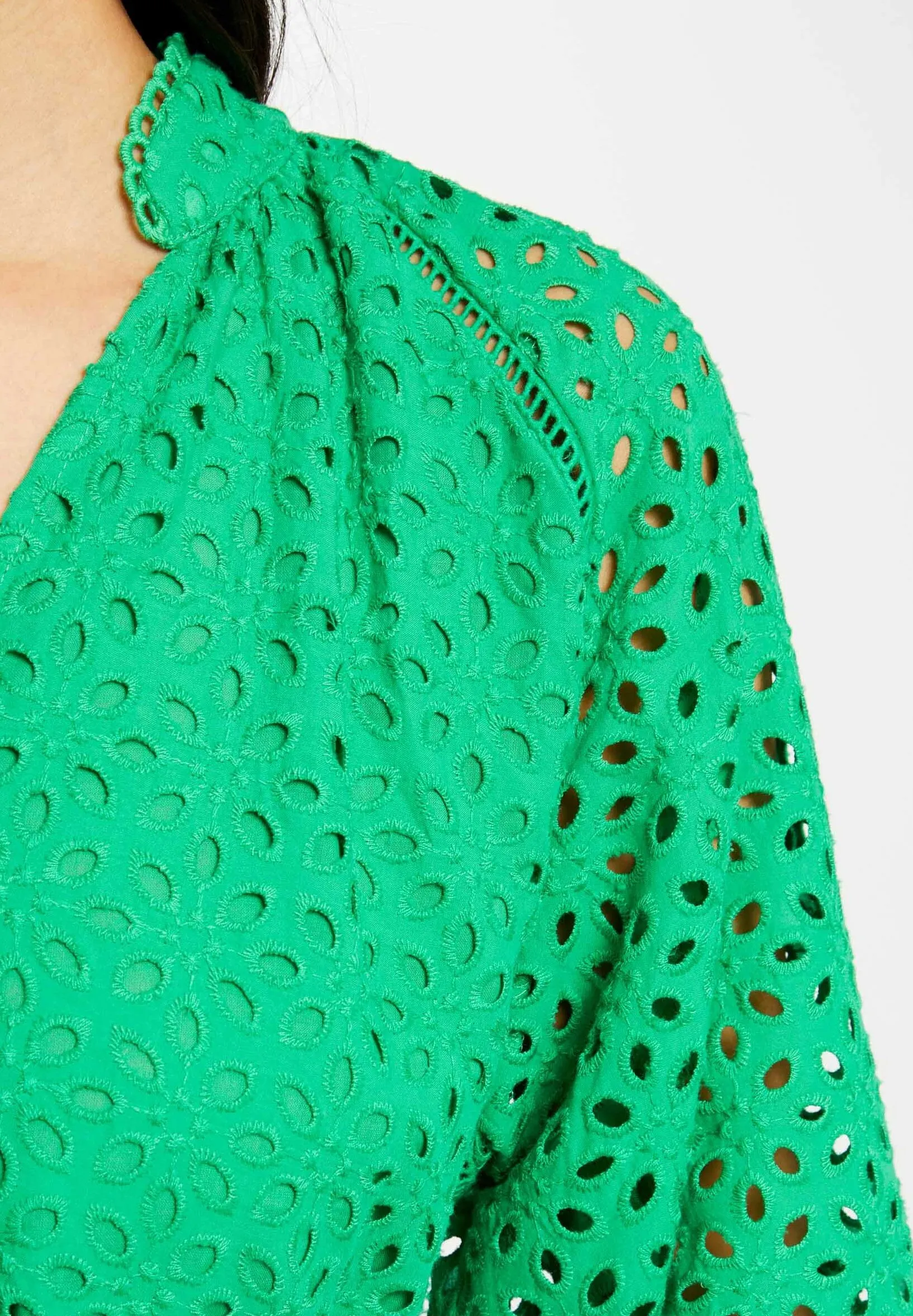 EMBROIDERED A-LINE MINI - Abito a camicia