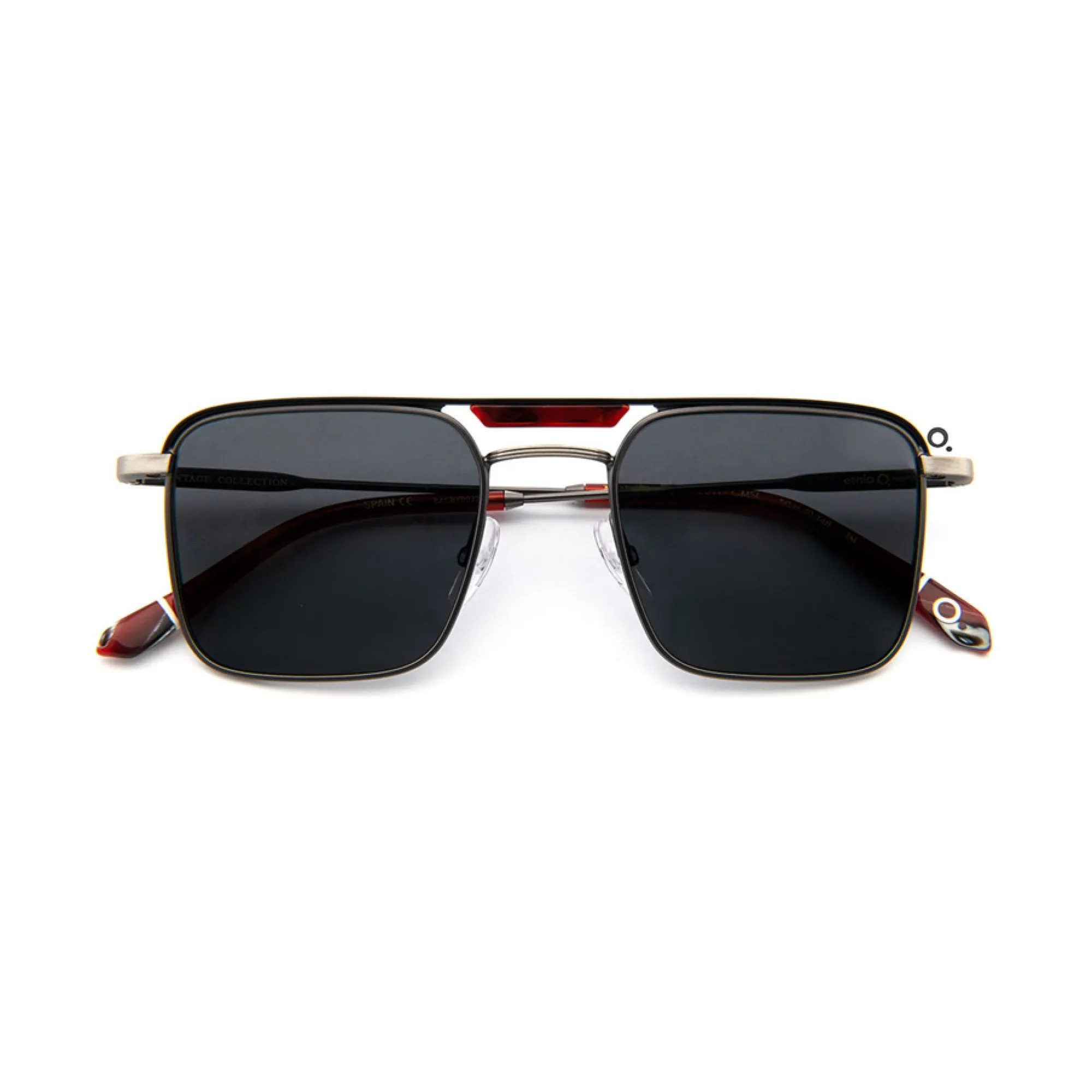   Etnia Barcelona MONTGOMERY - GMSL Argento Canna Di Fucile | Occhiale Da Sole Unisex 