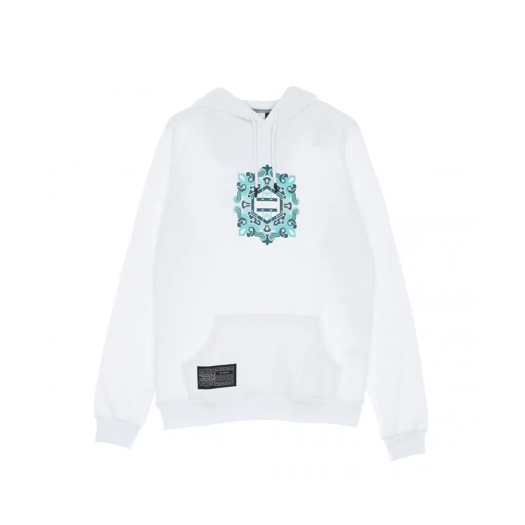 FELPA CAPPUCCIO UOMO LOGO MAIOLICHE HOODIE WHITE
