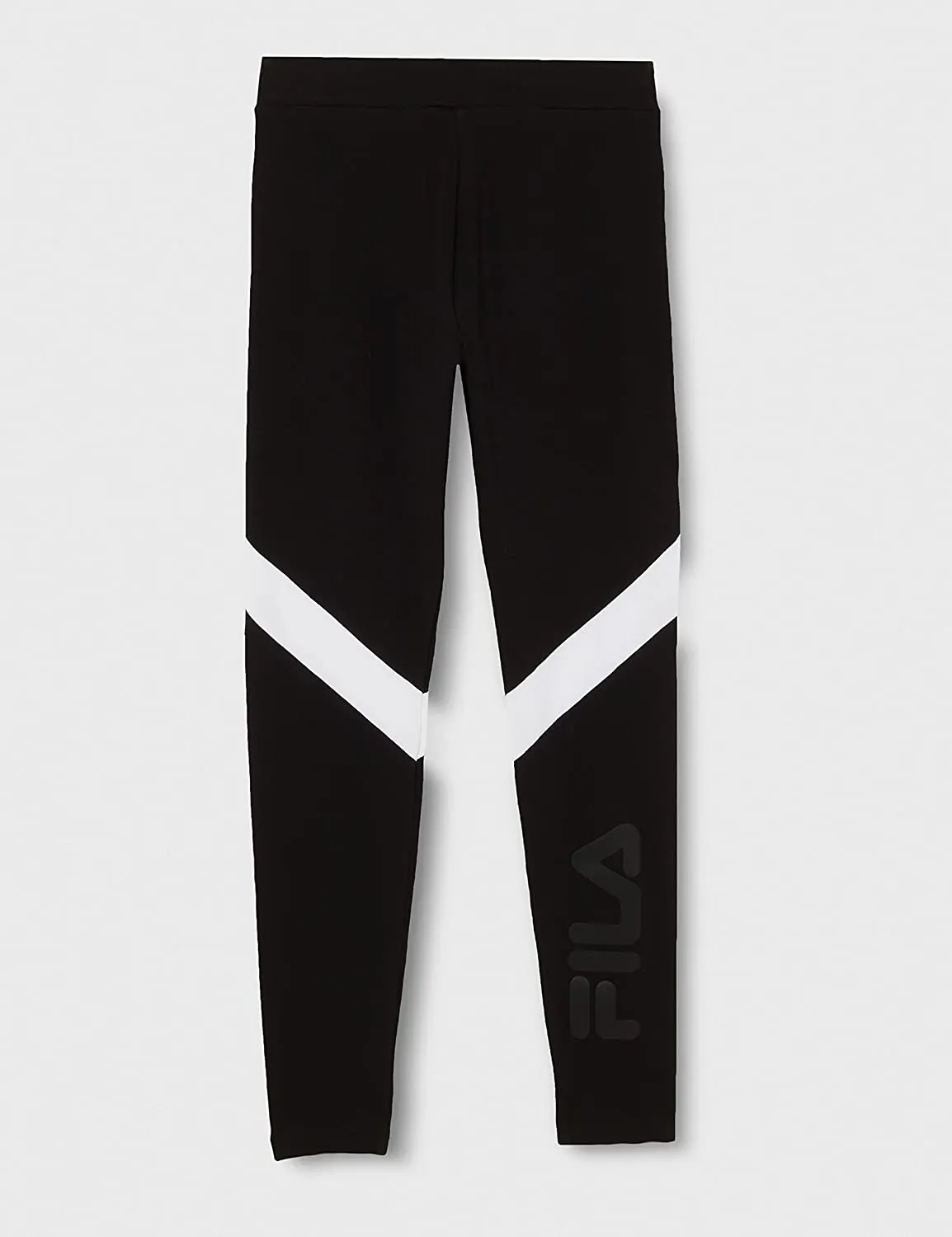 Fila  Fila Nora Taped Leggings, Nero-Bianco Brillante, bambina
