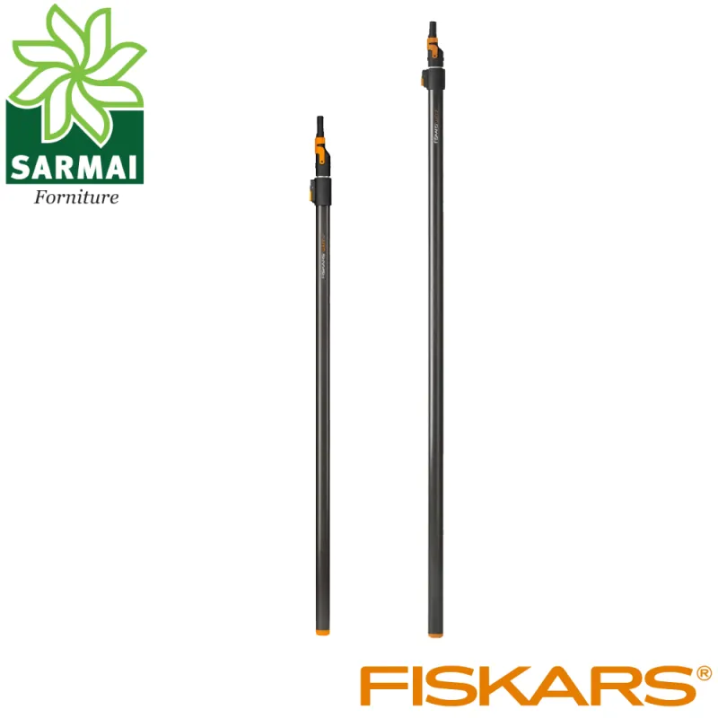 FISKARS manico telescopico QuikFit in alluminio fino a 4 m leggero