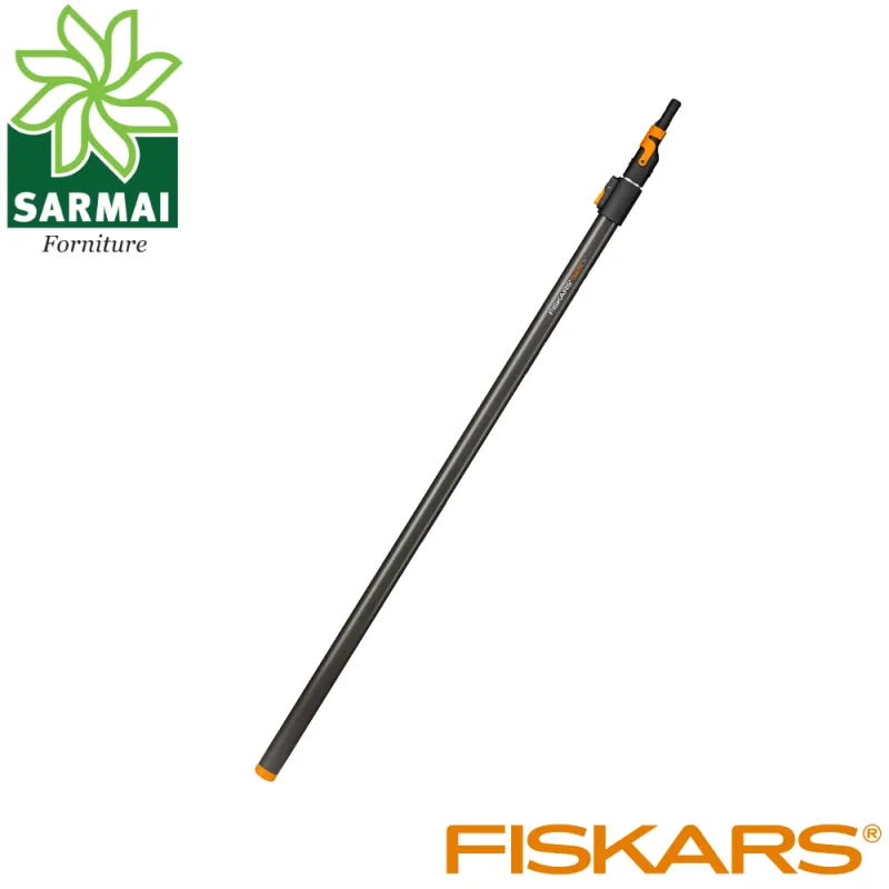 FISKARS manico telescopico QuikFit in alluminio fino a 4 m leggero