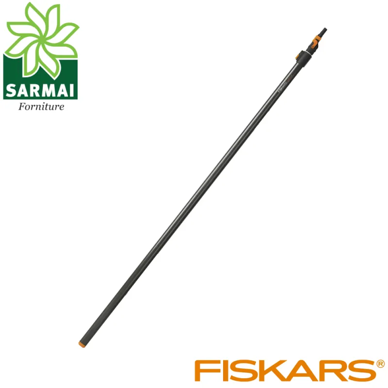 FISKARS manico telescopico QuikFit in alluminio fino a 4 m leggero