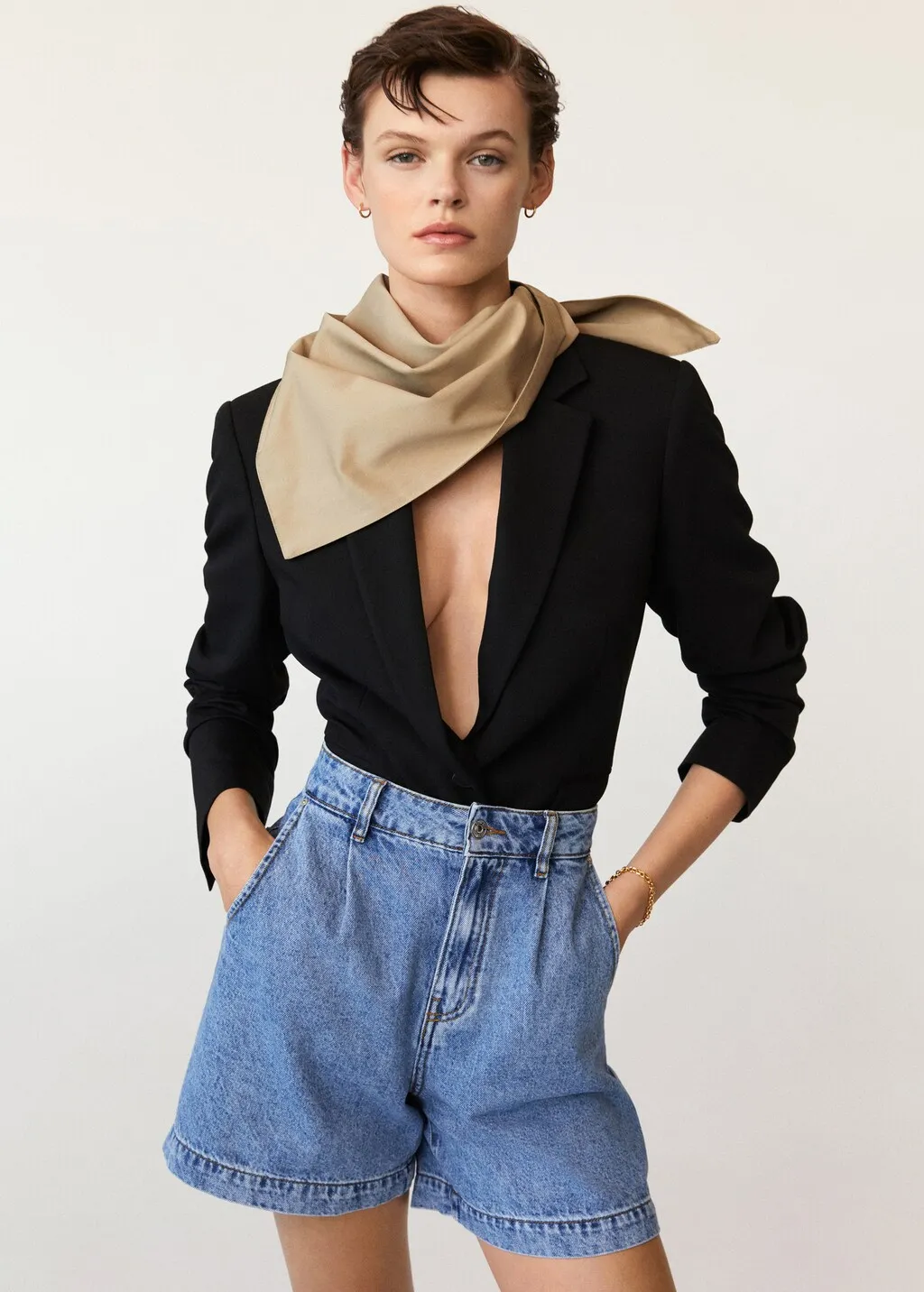 Foulard cotone multiposizione