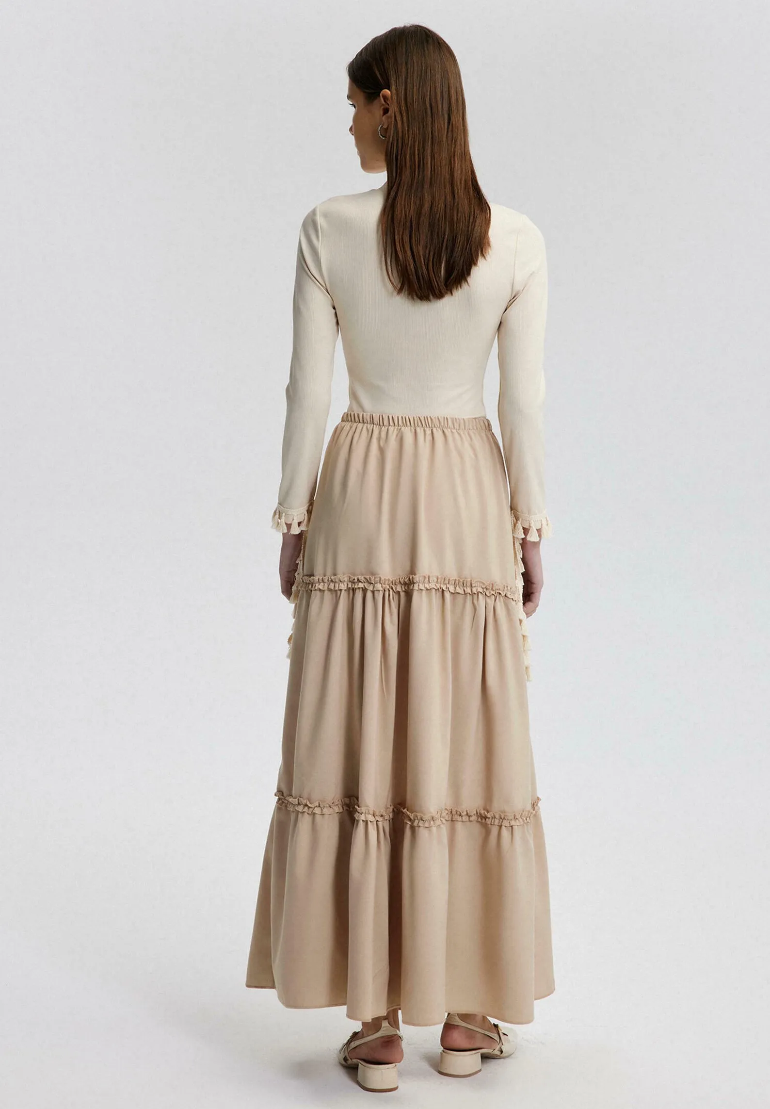 FRILL DETAILED  - Gonna lunga