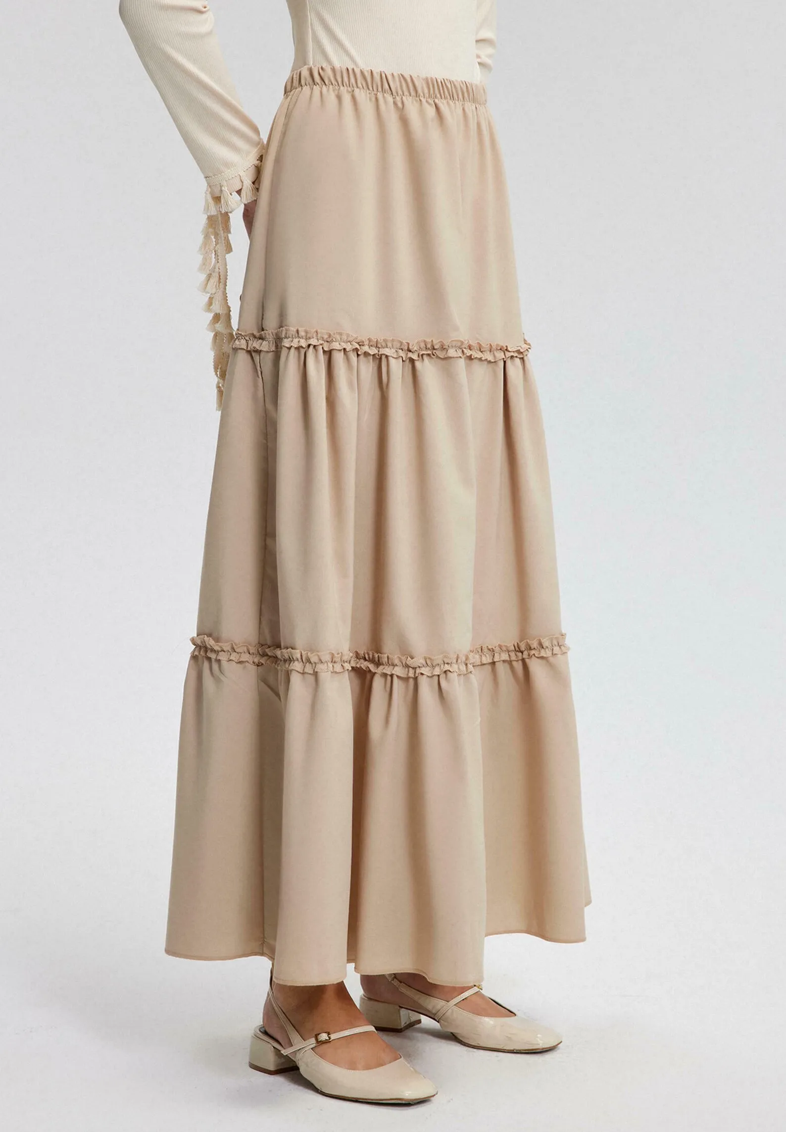 FRILL DETAILED  - Gonna lunga