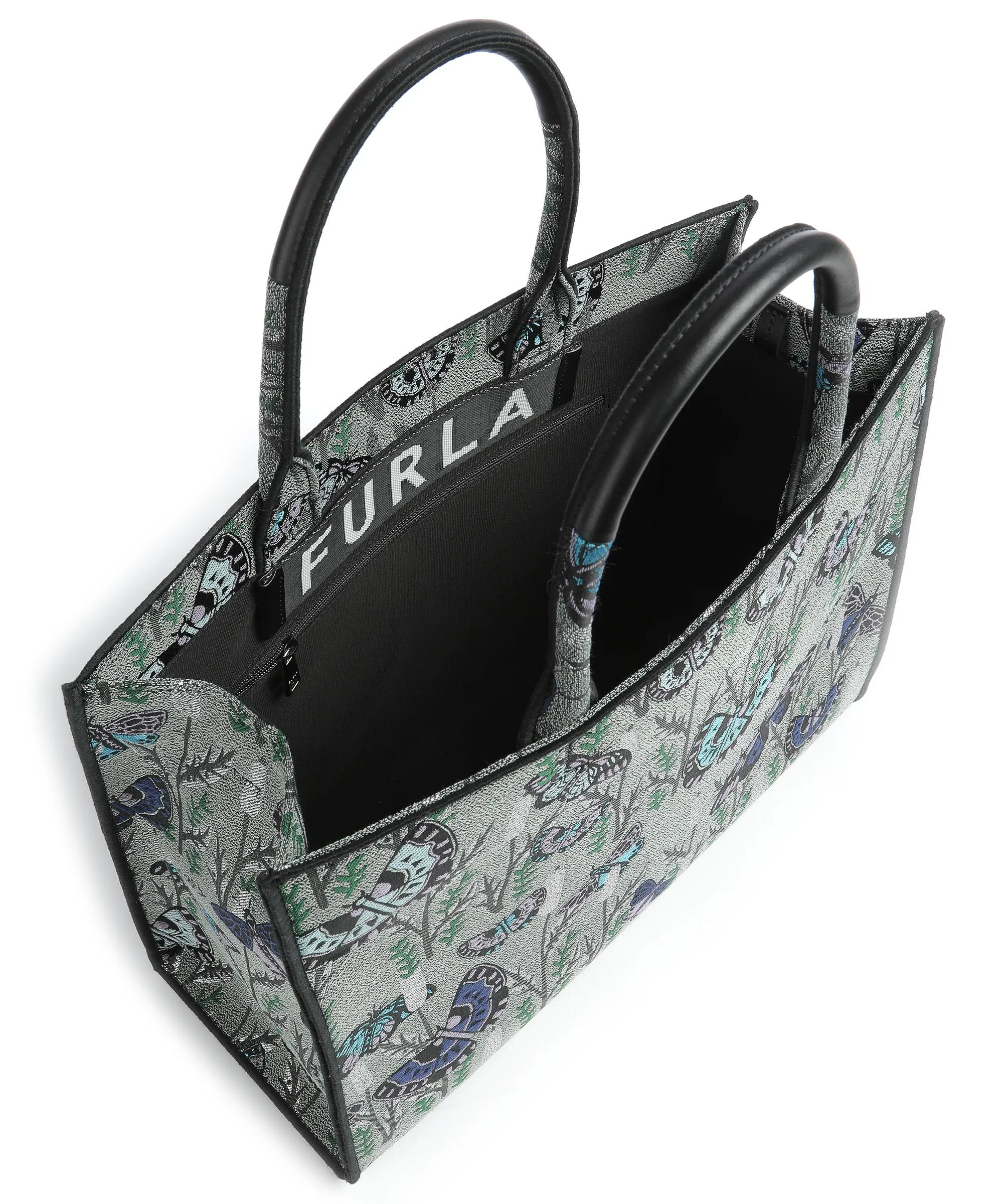  Furla Opportunity L Borsa a mano cotone, pelle verde  