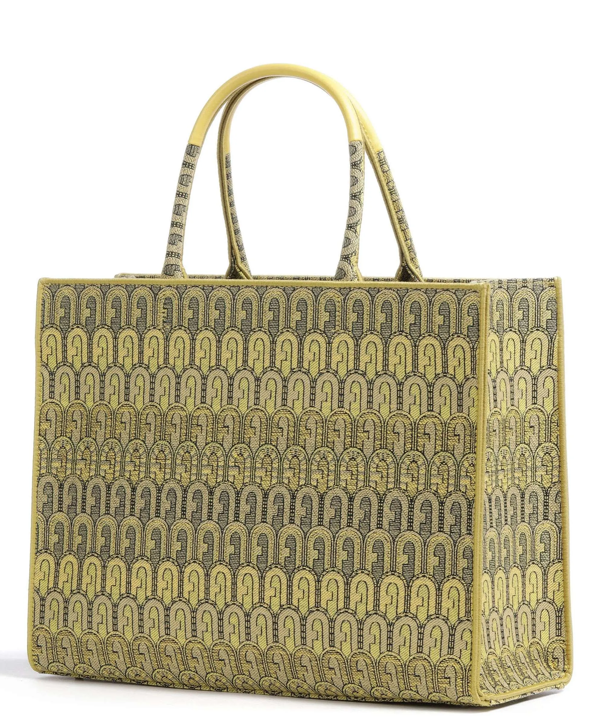  Furla Opportunity L Borsa a mano cotone, poliestere giallo  
