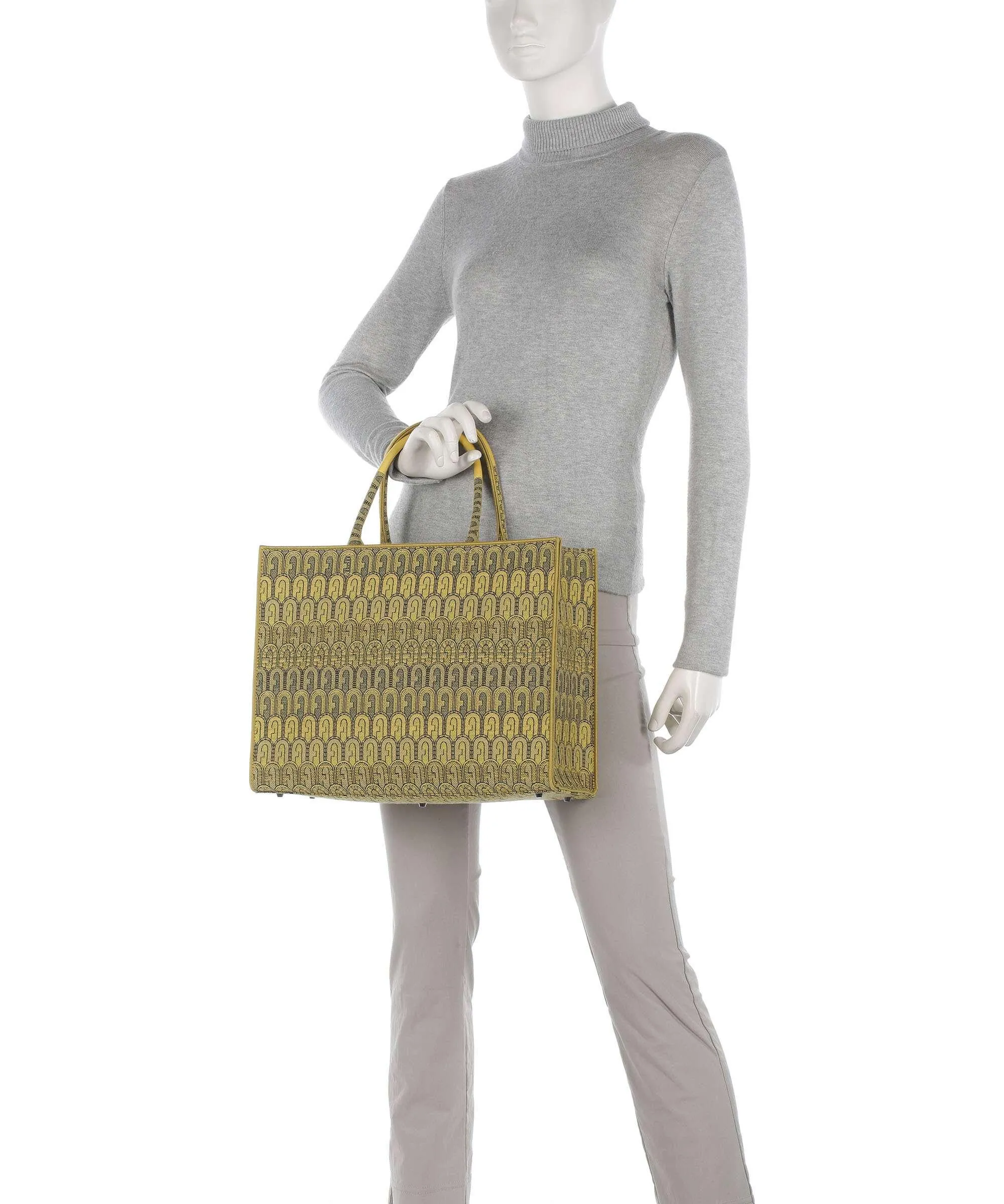 Furla Opportunity L Borsa a mano cotone, poliestere giallo  