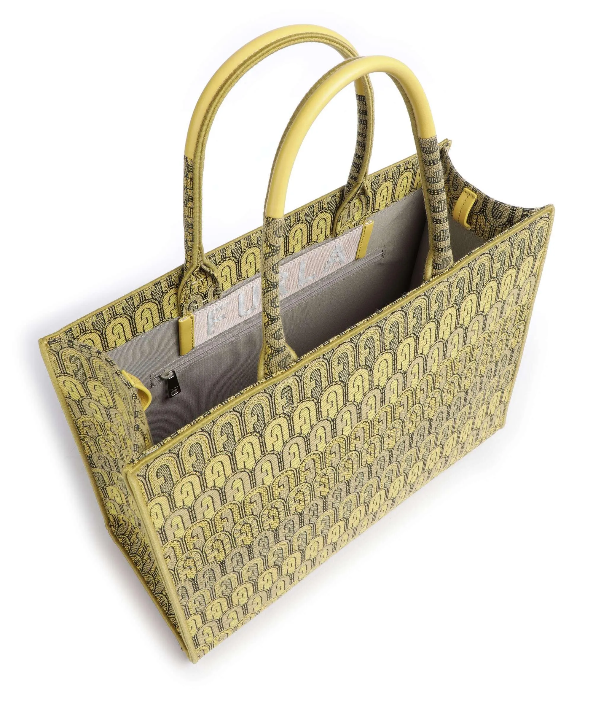  Furla Opportunity L Borsa a mano cotone, poliestere giallo  