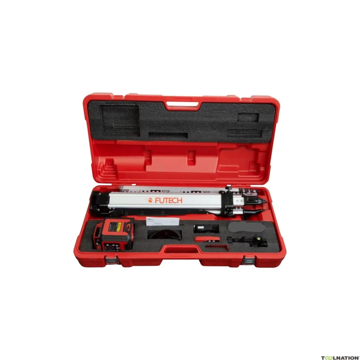 Futech 062.03R.CS 061.05.50.G Para DS Laser verde a rotazione + ricevitore in valigetta