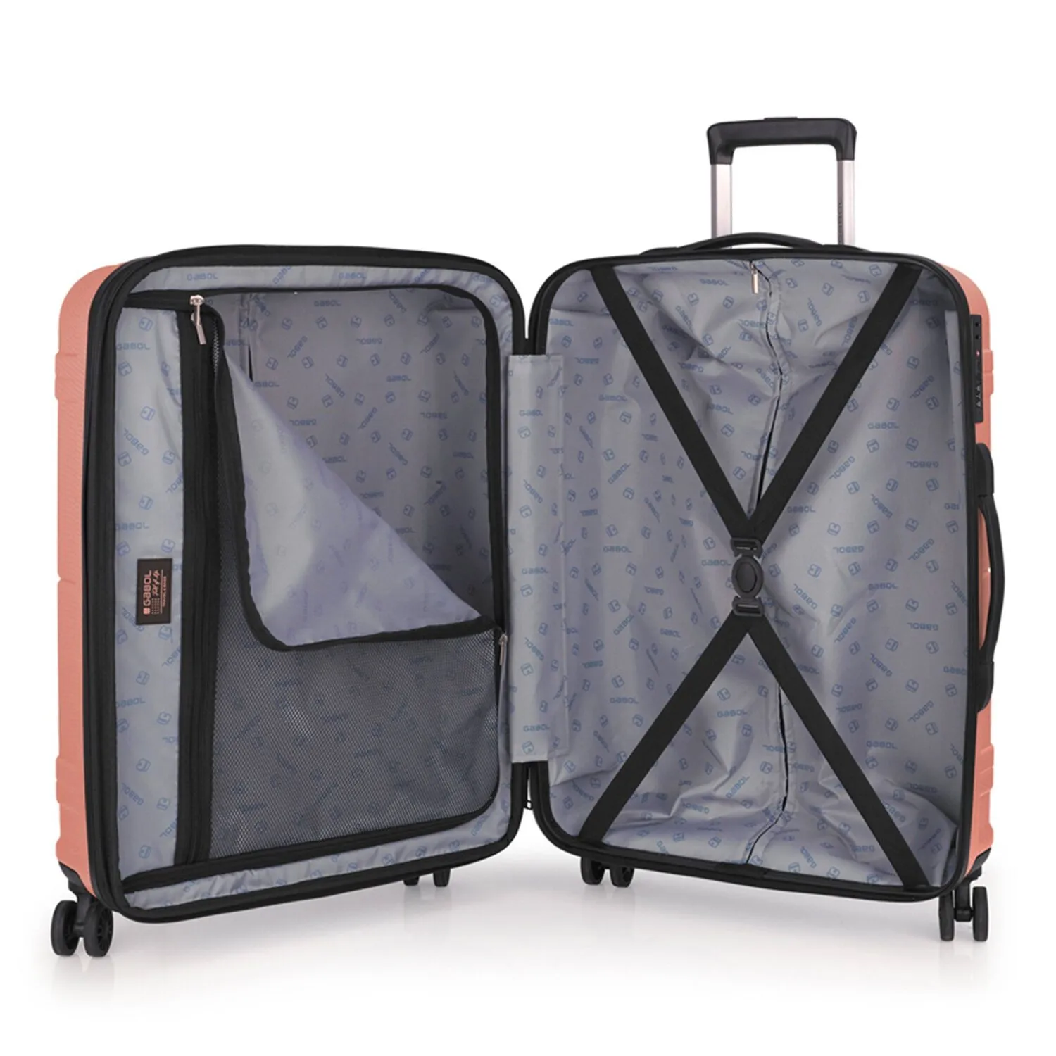 Gabol Bari 4 ruote Carrello 77 cm con piega di espansione