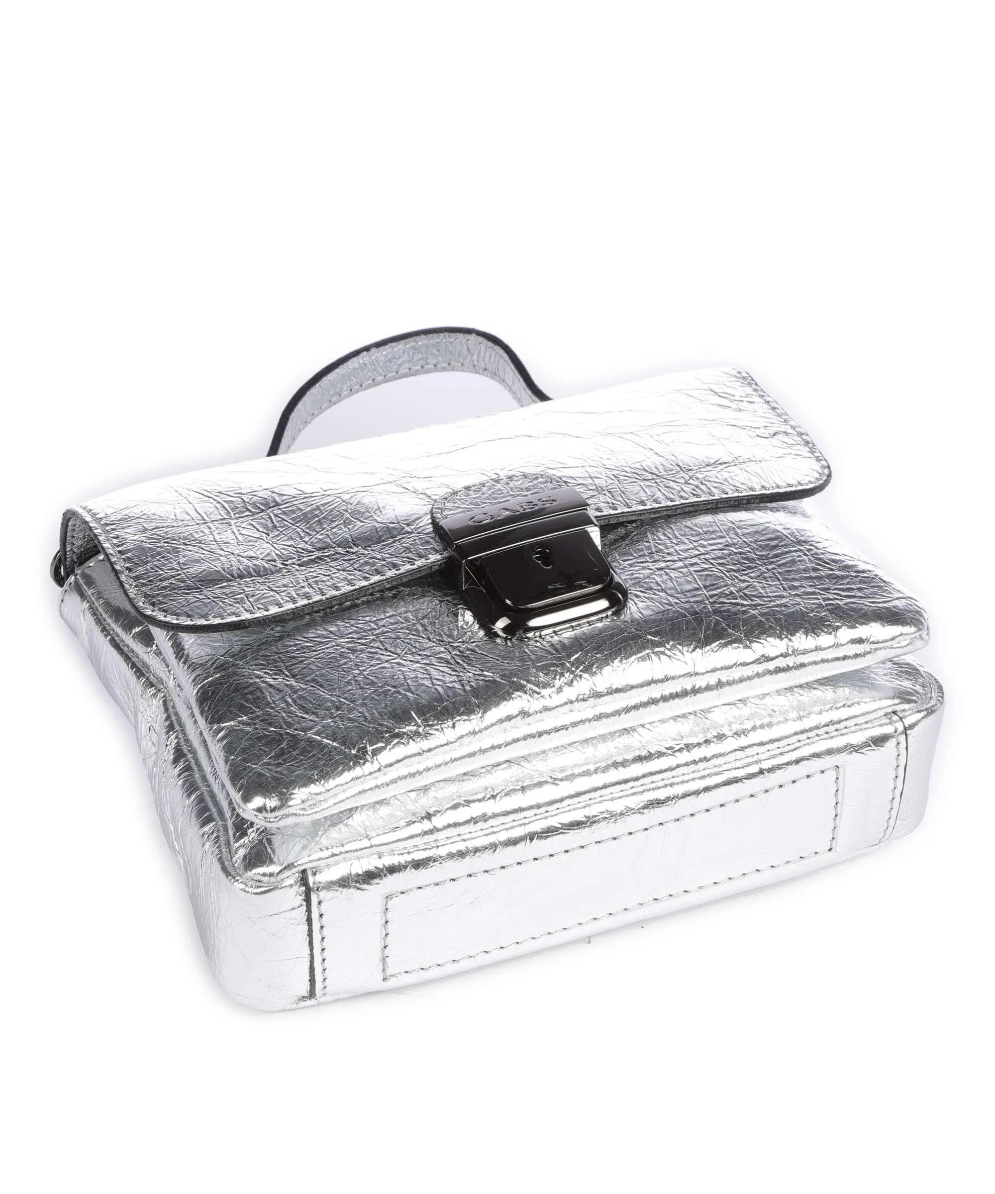  Gabs Phoenix Shaila Borsa a tracolla pelle di vitello grana argento  