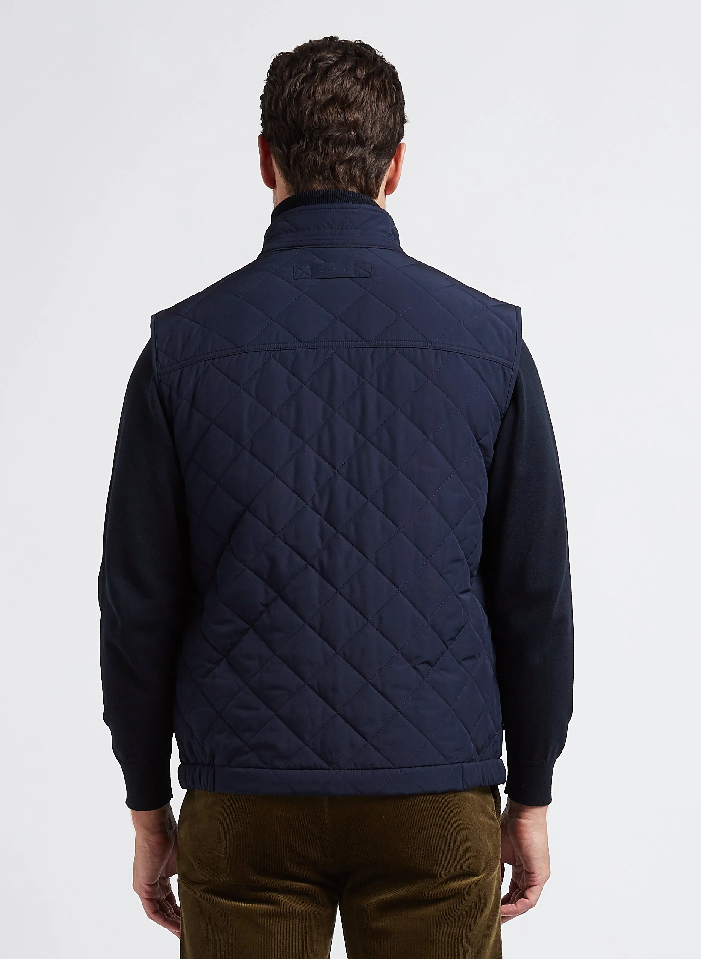  GANT   Giacca dritta trapuntata a collo alto | Blu
