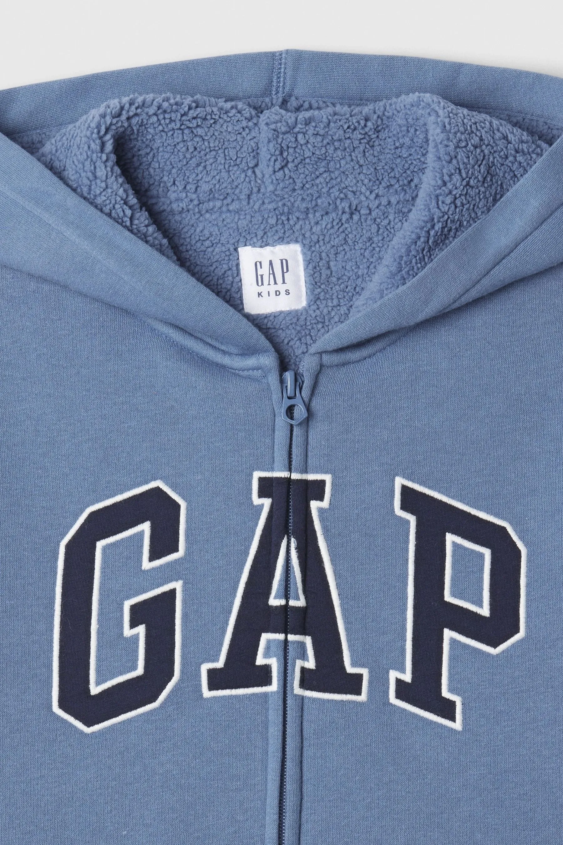 Gap Relaxed Logo Sherpa Zip Hoodie (4-13yrs)    