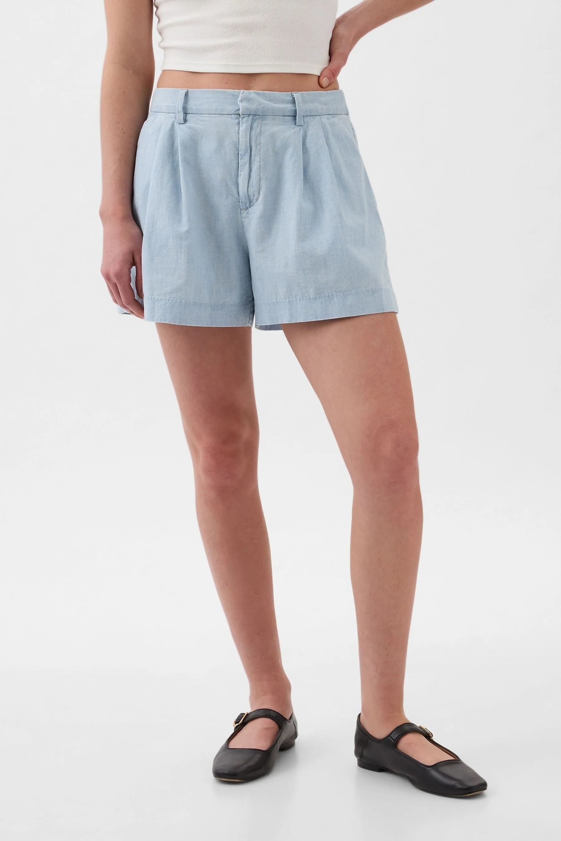 Gap - shorts easy Denim lavaggio chiaro