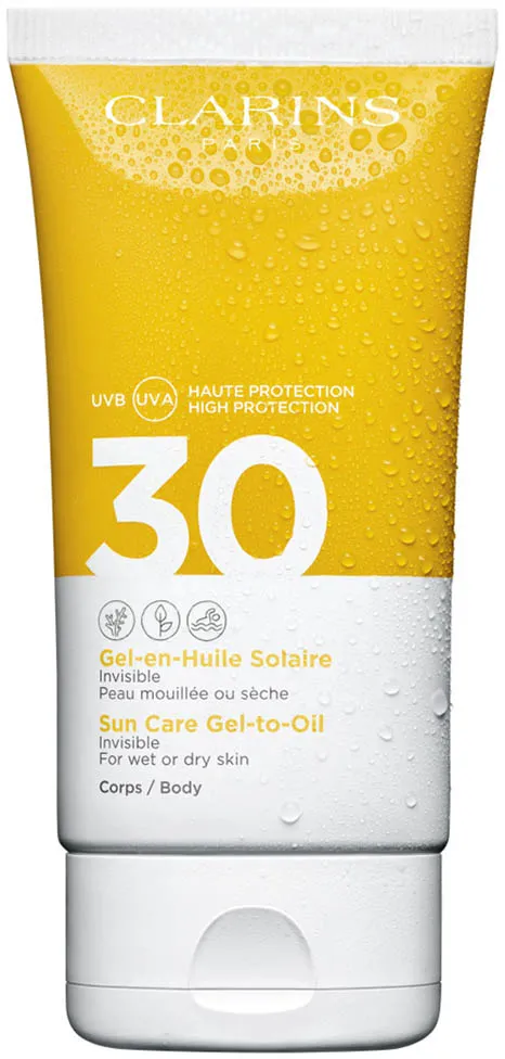 gel-en-huile solaire spf30