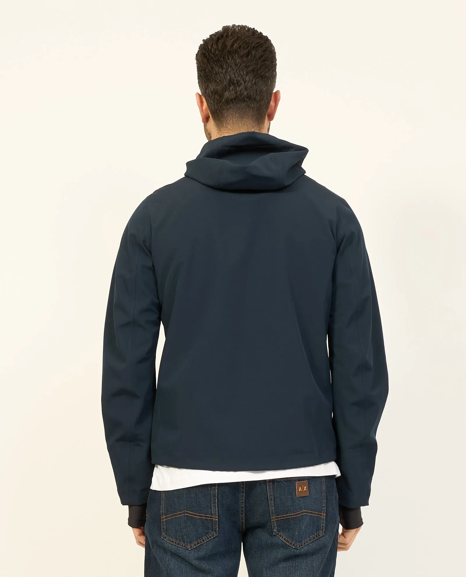 Giacca corta K-way Jacko con cappuccio e logo