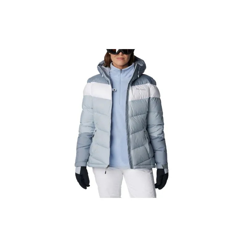 Giacca da sci impermeabile Columbia Abbott Peak (Cirrus Grey / White / Tradewinds grey) Donna