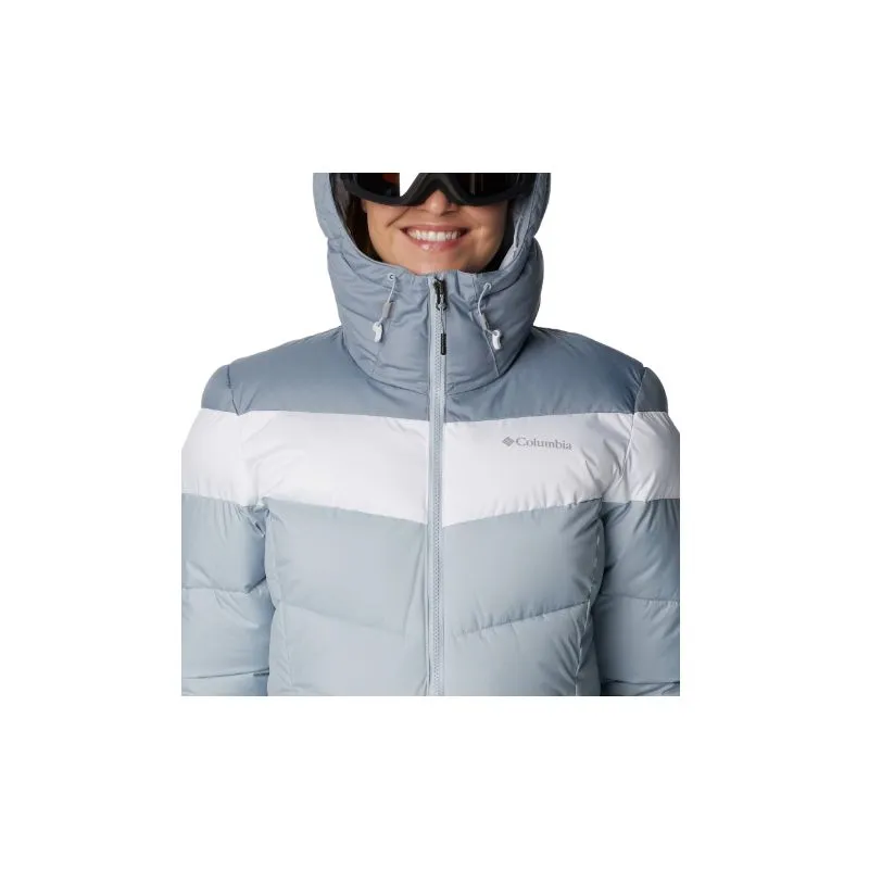 Giacca da sci impermeabile Columbia Abbott Peak (Cirrus Grey / White / Tradewinds grey) Donna