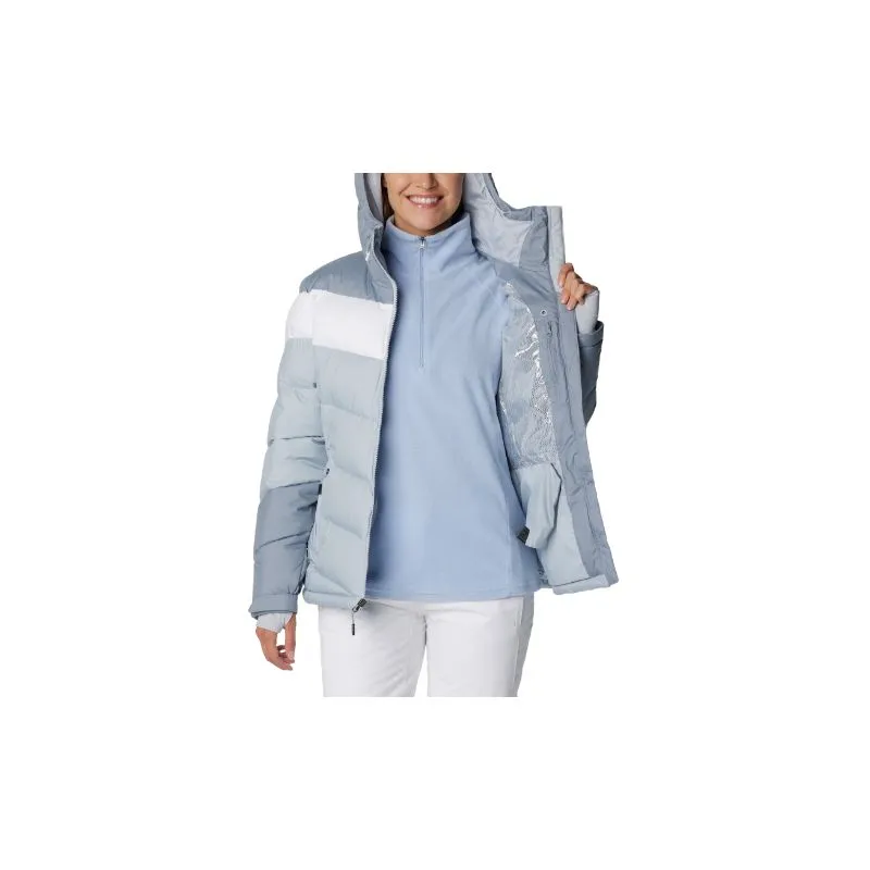 Giacca da sci impermeabile Columbia Abbott Peak (Cirrus Grey / White / Tradewinds grey) Donna