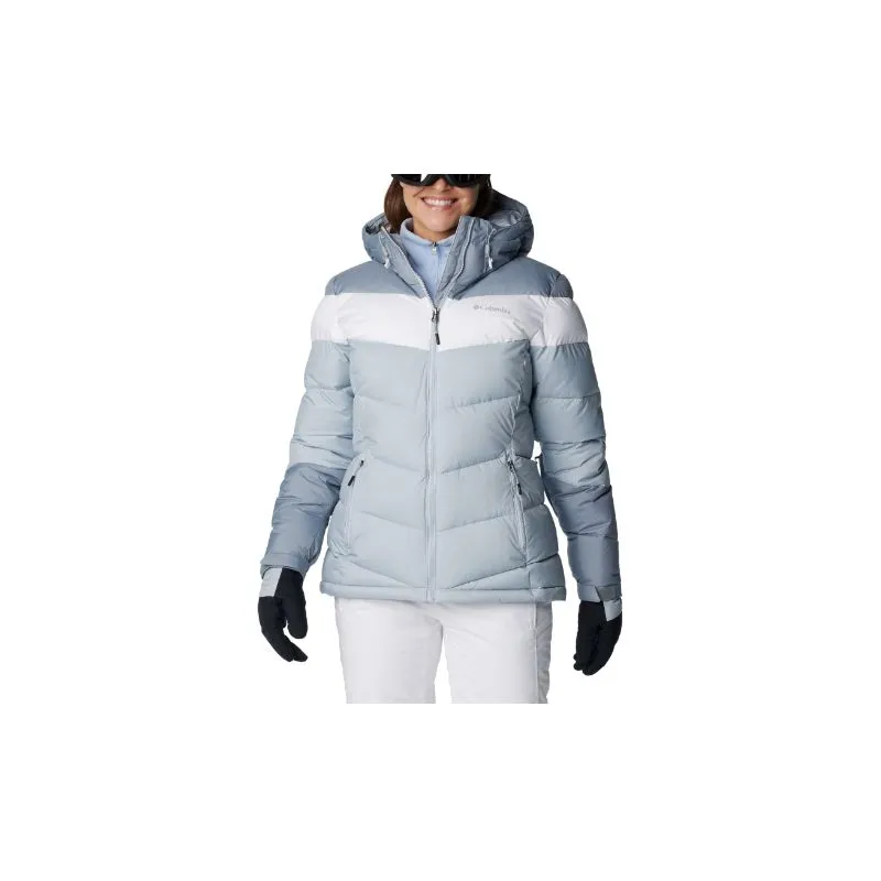 Giacca da sci impermeabile Columbia Abbott Peak (Cirrus Grey / White / Tradewinds grey) Donna