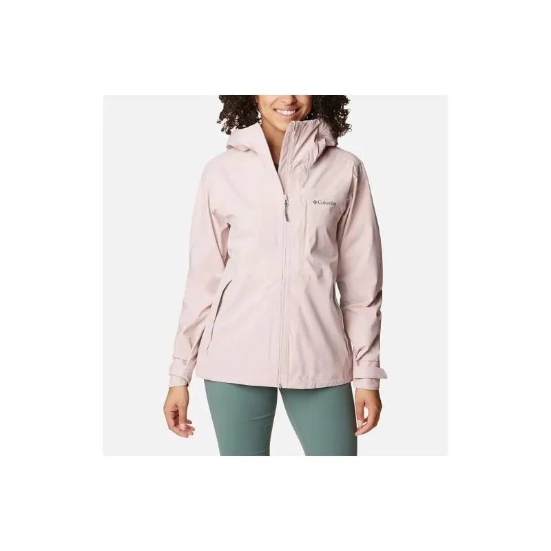 Giacca impermeabile da donna Columbia Omni-Tech Ampli-Dry Shell (Dusty Pink)