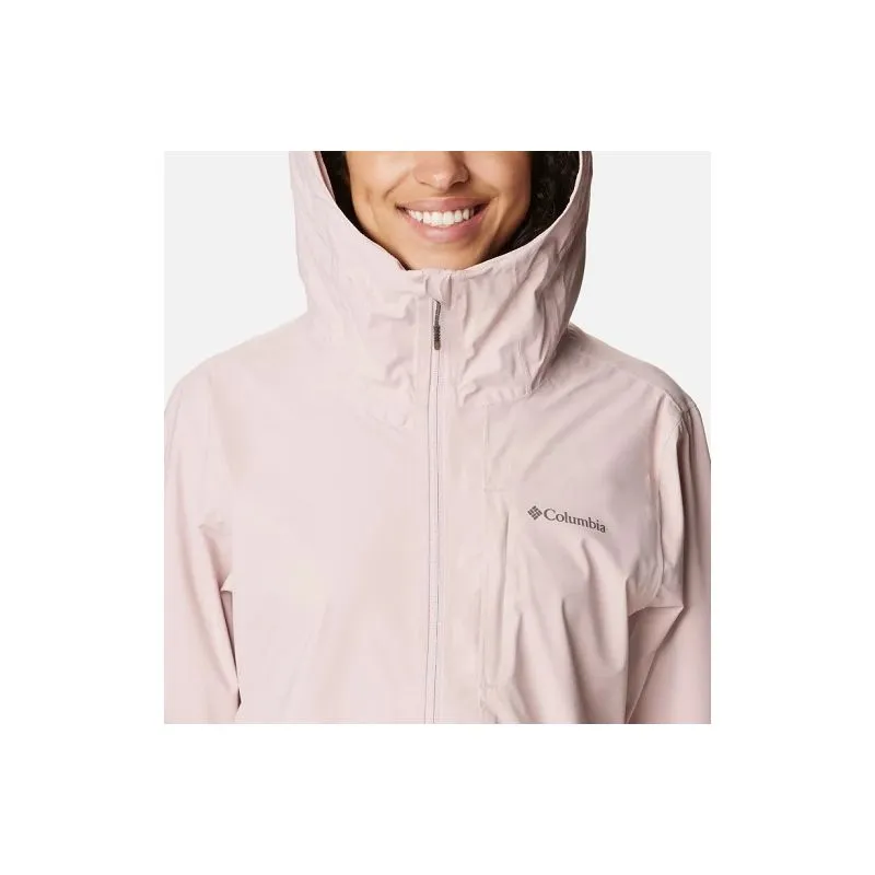 Giacca impermeabile da donna Columbia Omni-Tech Ampli-Dry Shell (Dusty Pink)