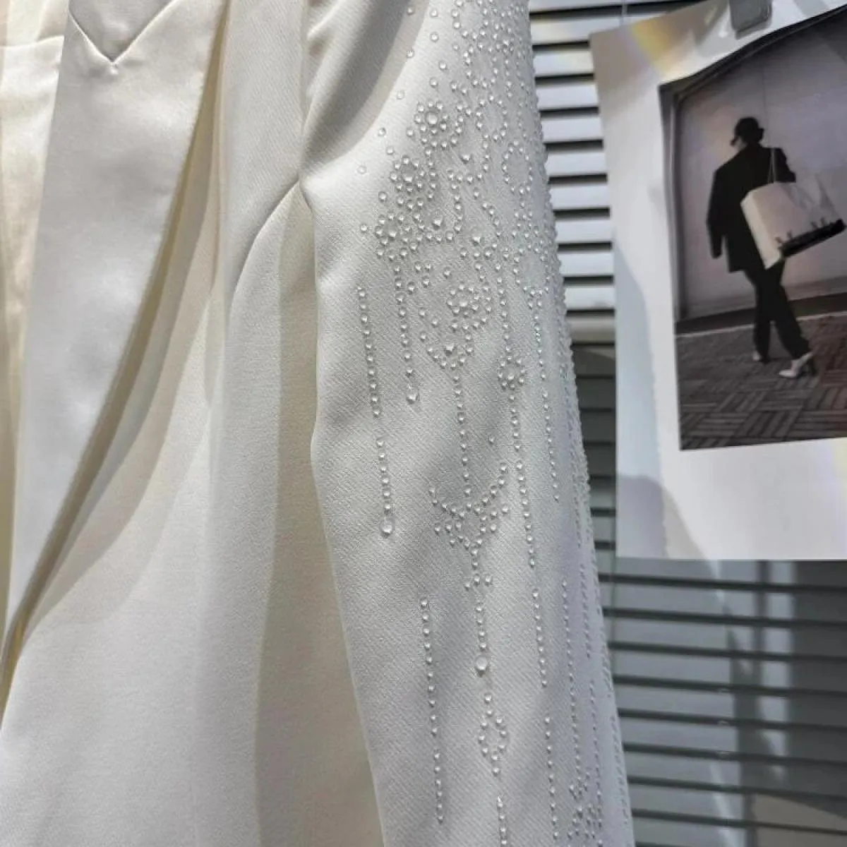 Giacca sportiva da donna di alta qualità di nuova moda 2023 Giacca da donna con bottone singolo Strass Diamanti Giacca sportiva
