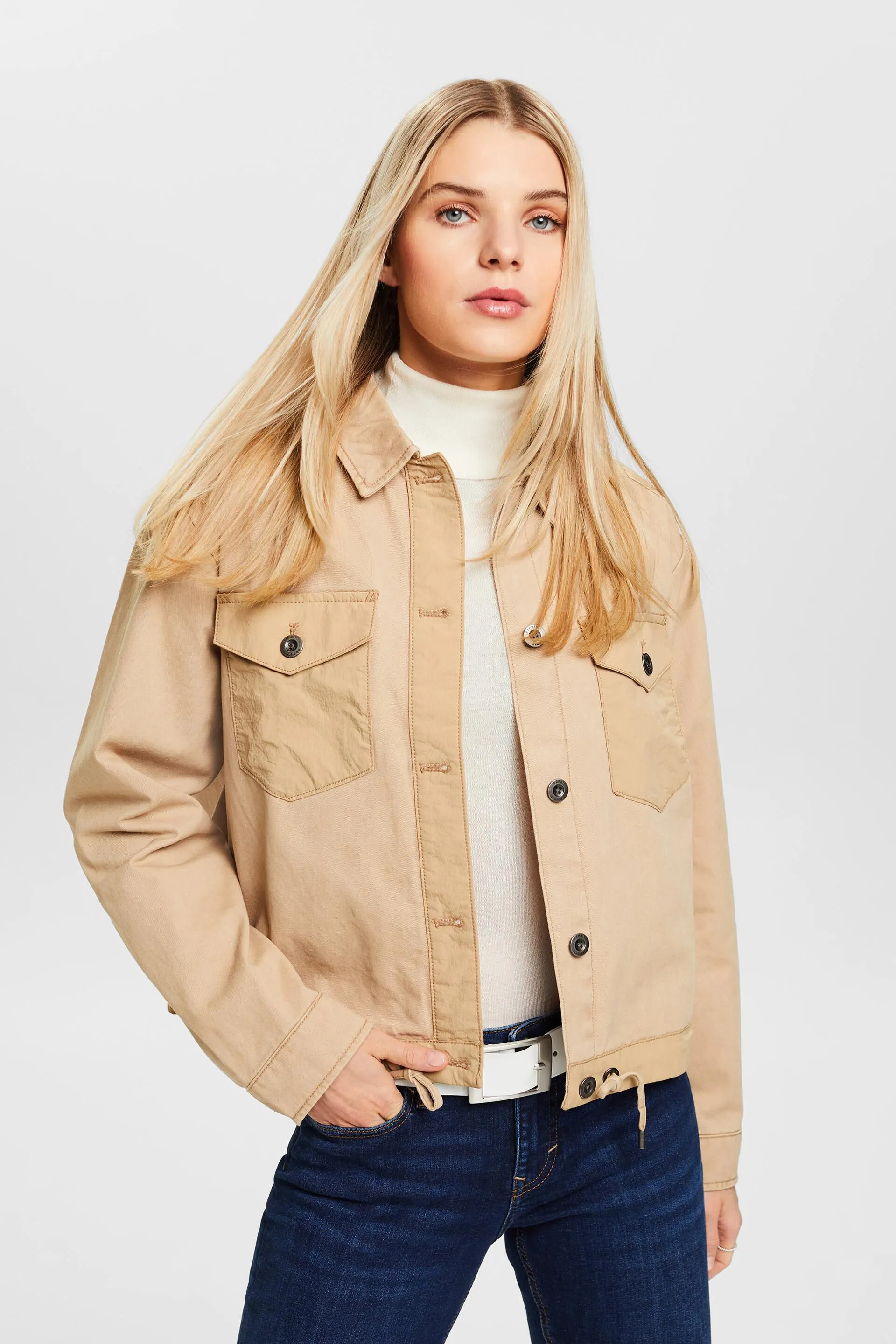 Giacca trucker in cotone