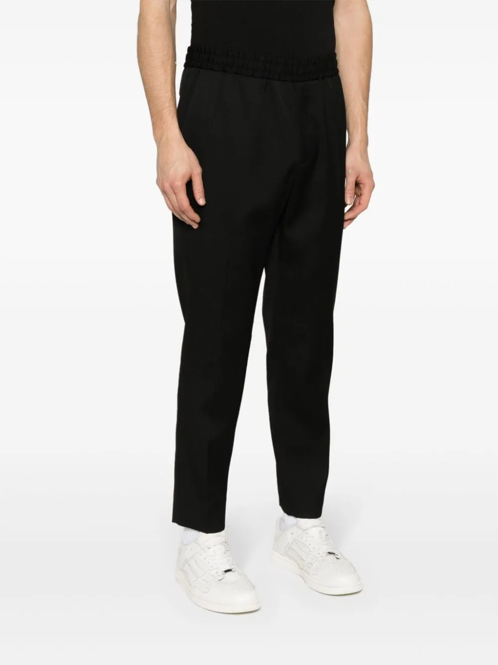 Golden Goose Pantalone Nero Uomo Vita Elasticizzata
