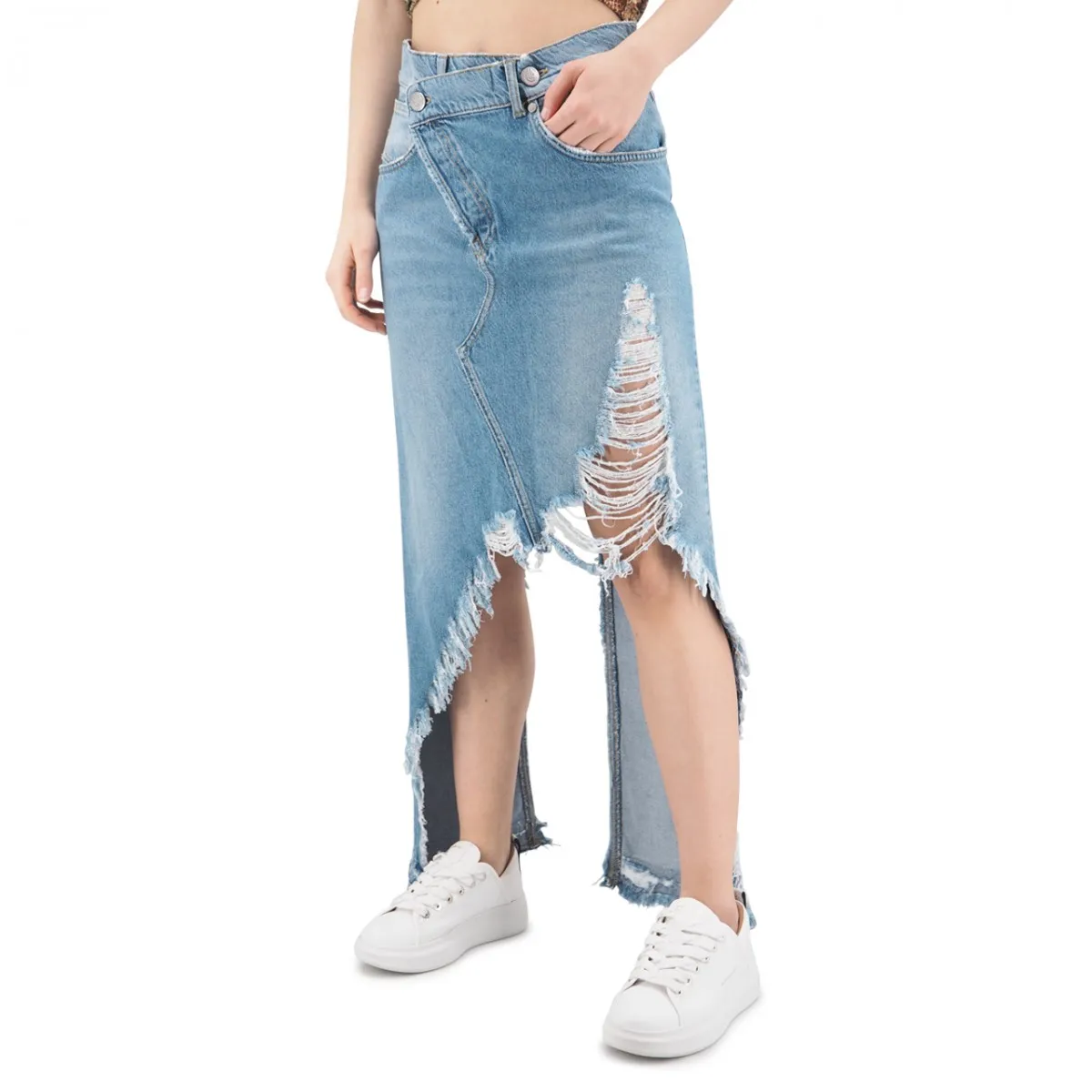 Gonna In Denim Destroyed