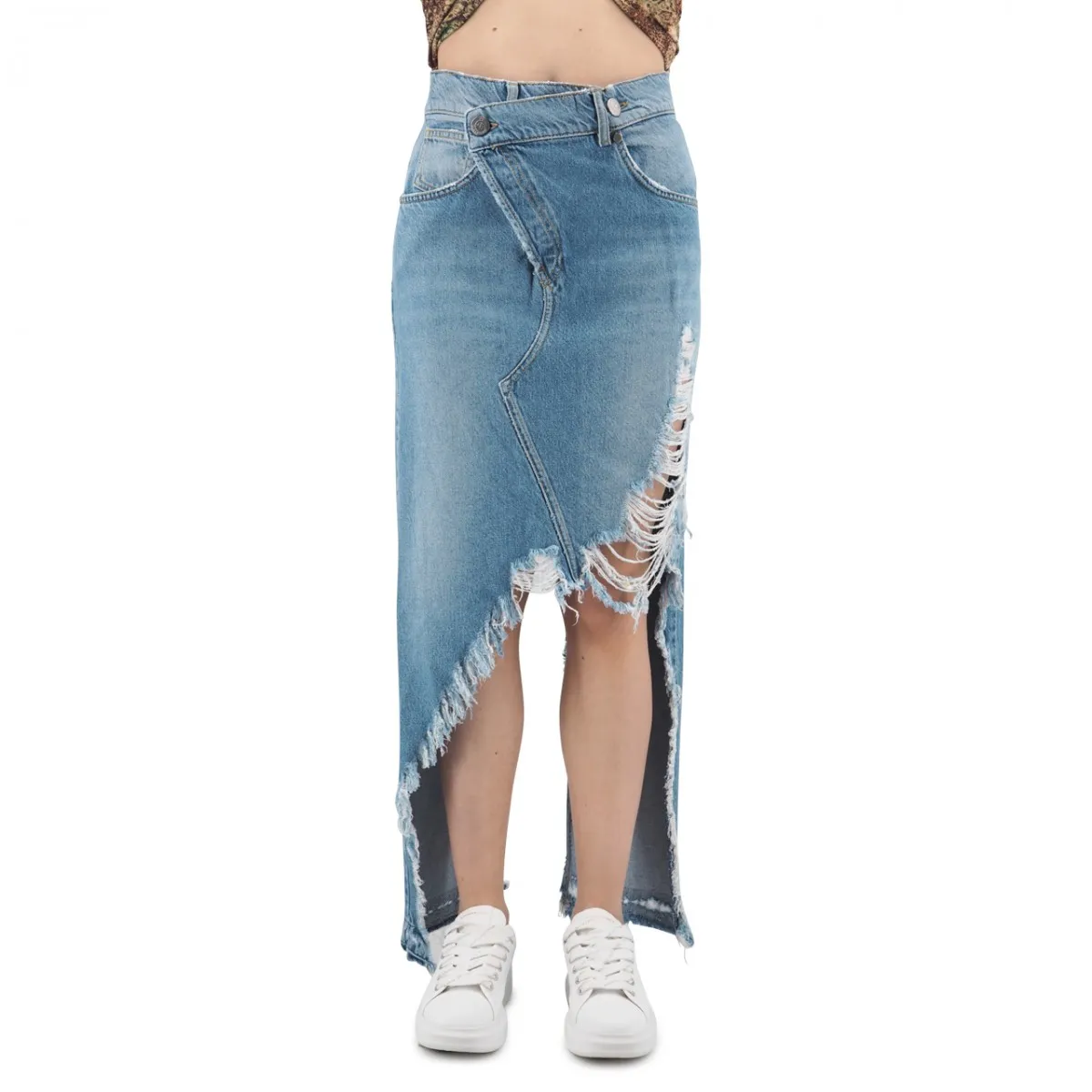 Gonna In Denim Destroyed