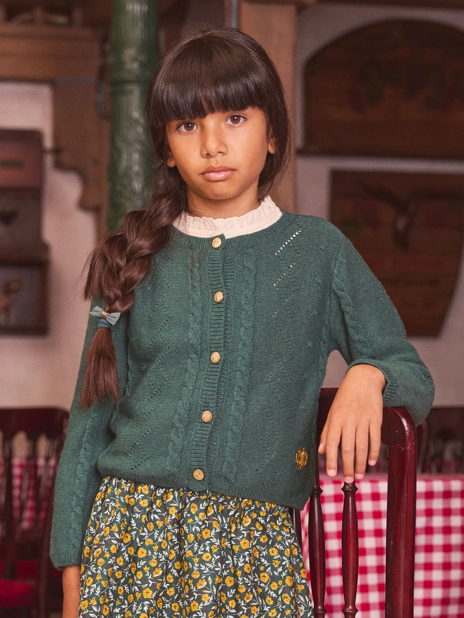 Green CARDIGAN    