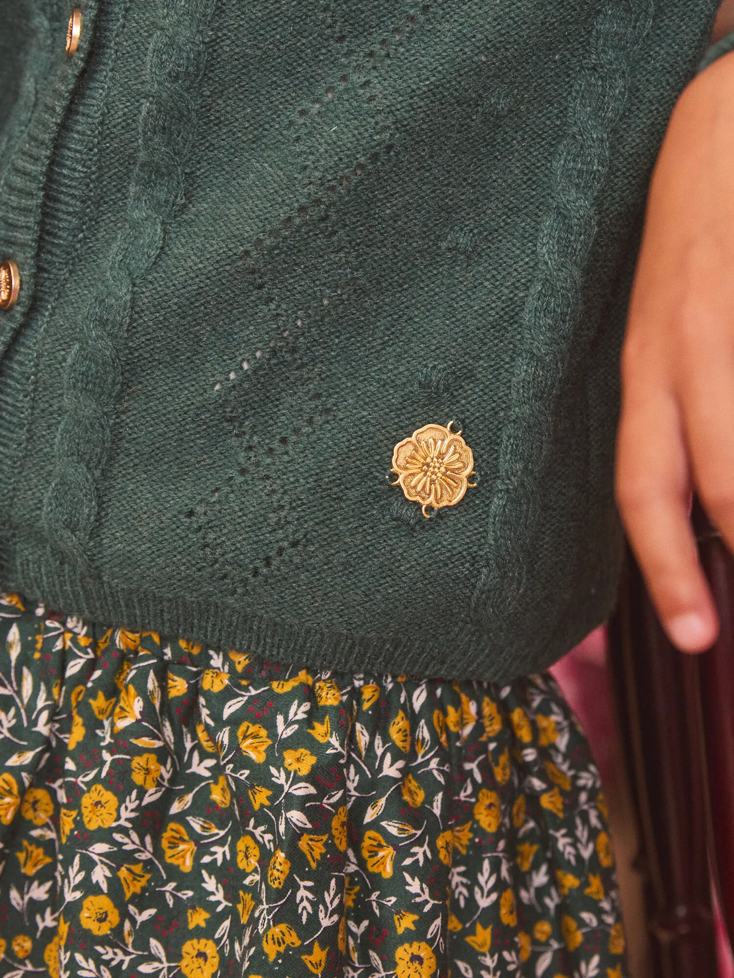 Green CARDIGAN    
