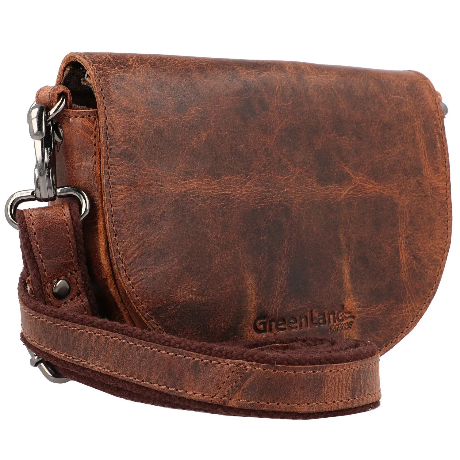 Greenland Nature Montana Borsa a tracolla in pelle 21 cm