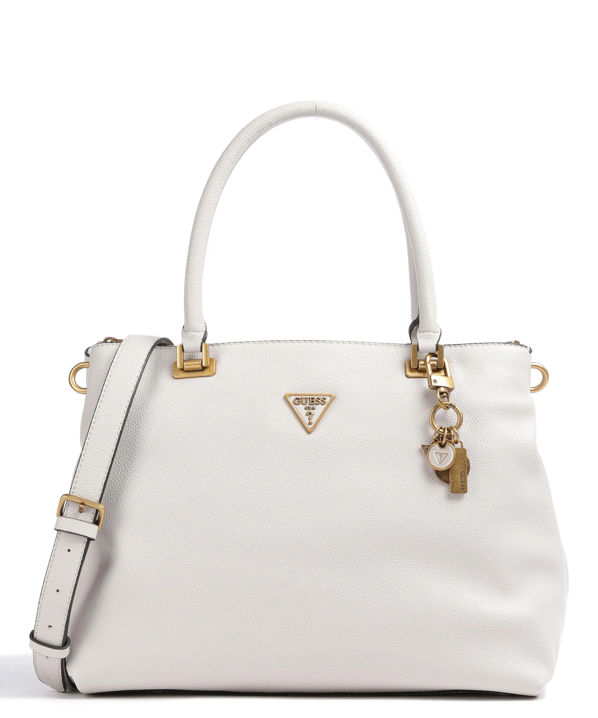  Guess Destiny Borsa a mano pelle sintetica avorio  