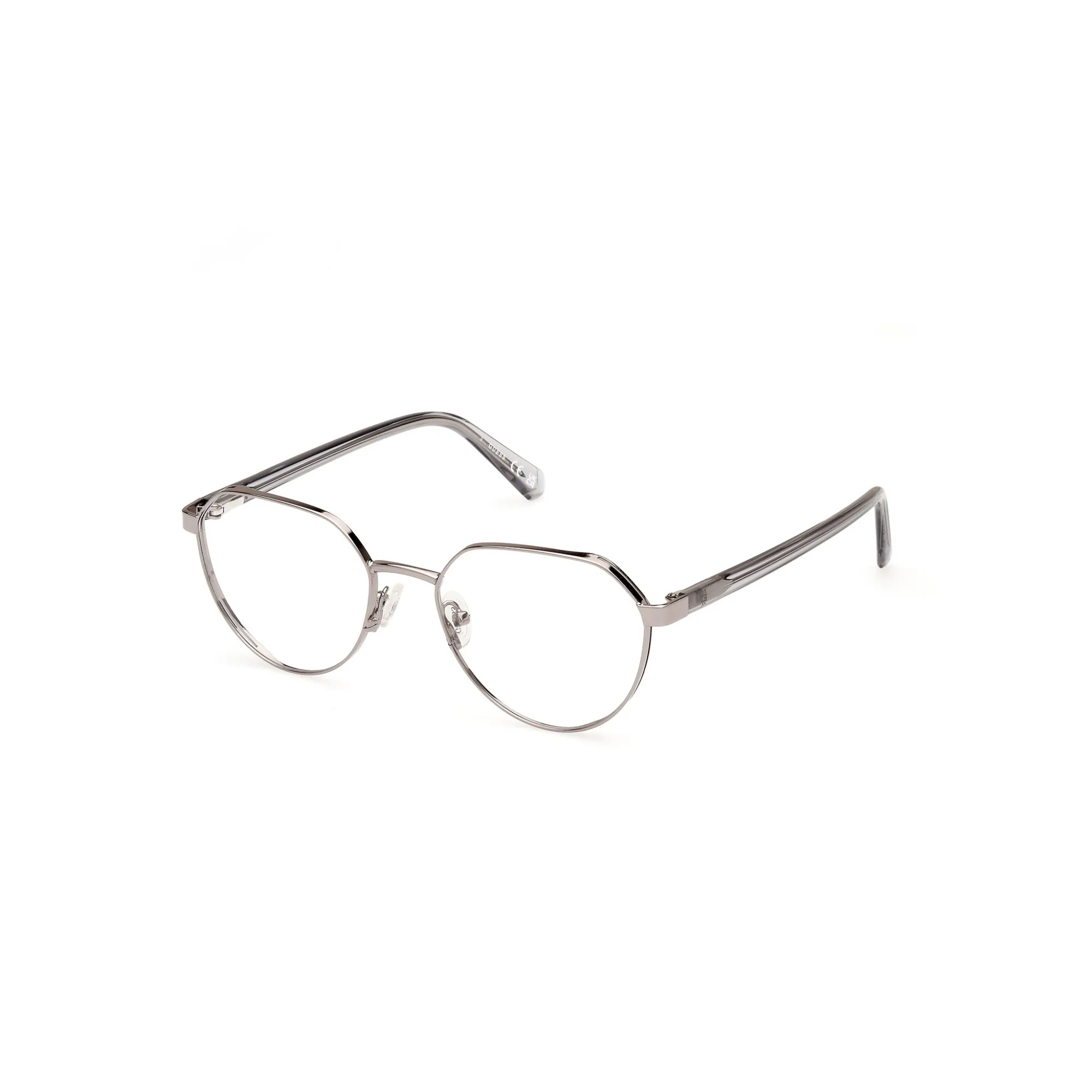   Guess GU 50136 - 008  Canna Di Fucile Lucido | Occhiale Da Vista Uomo 