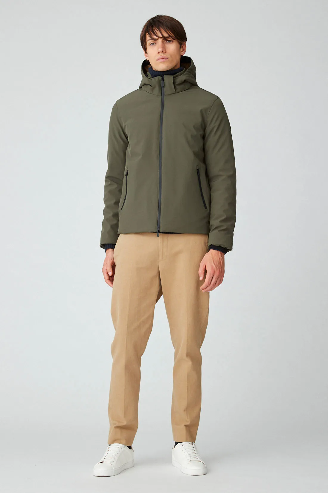 HERRING – Giacca verde militare in softshell