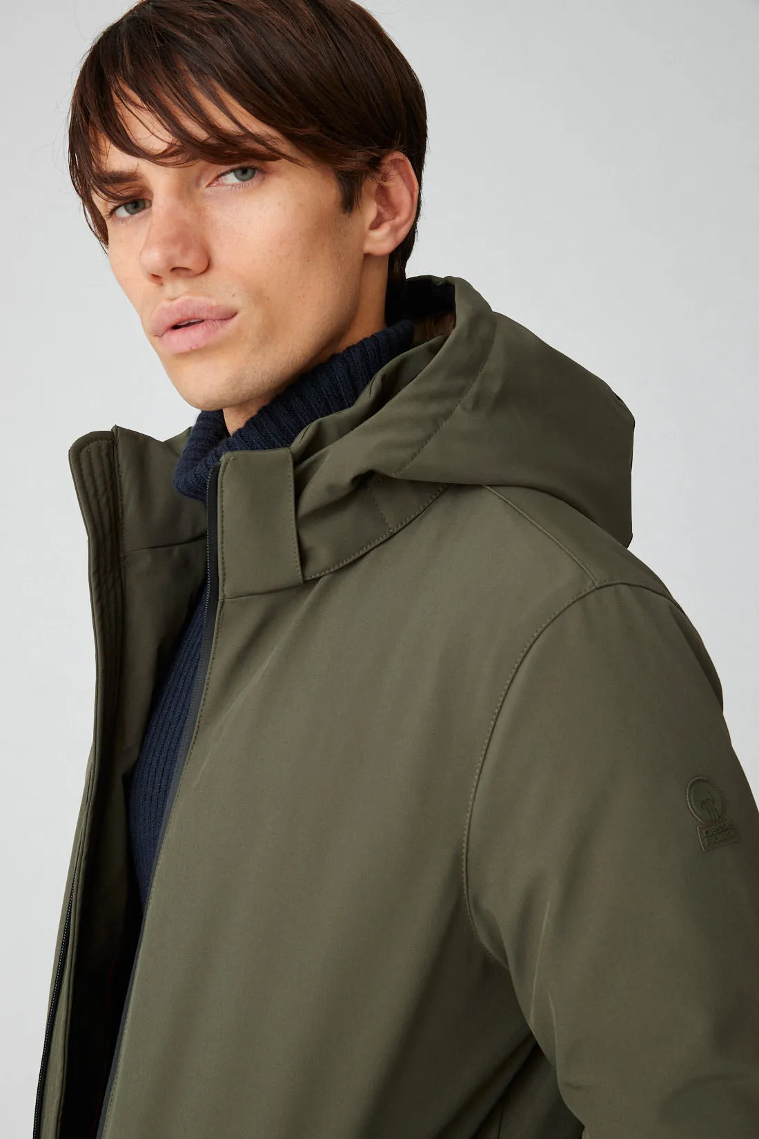 HERRING – Giacca verde militare in softshell