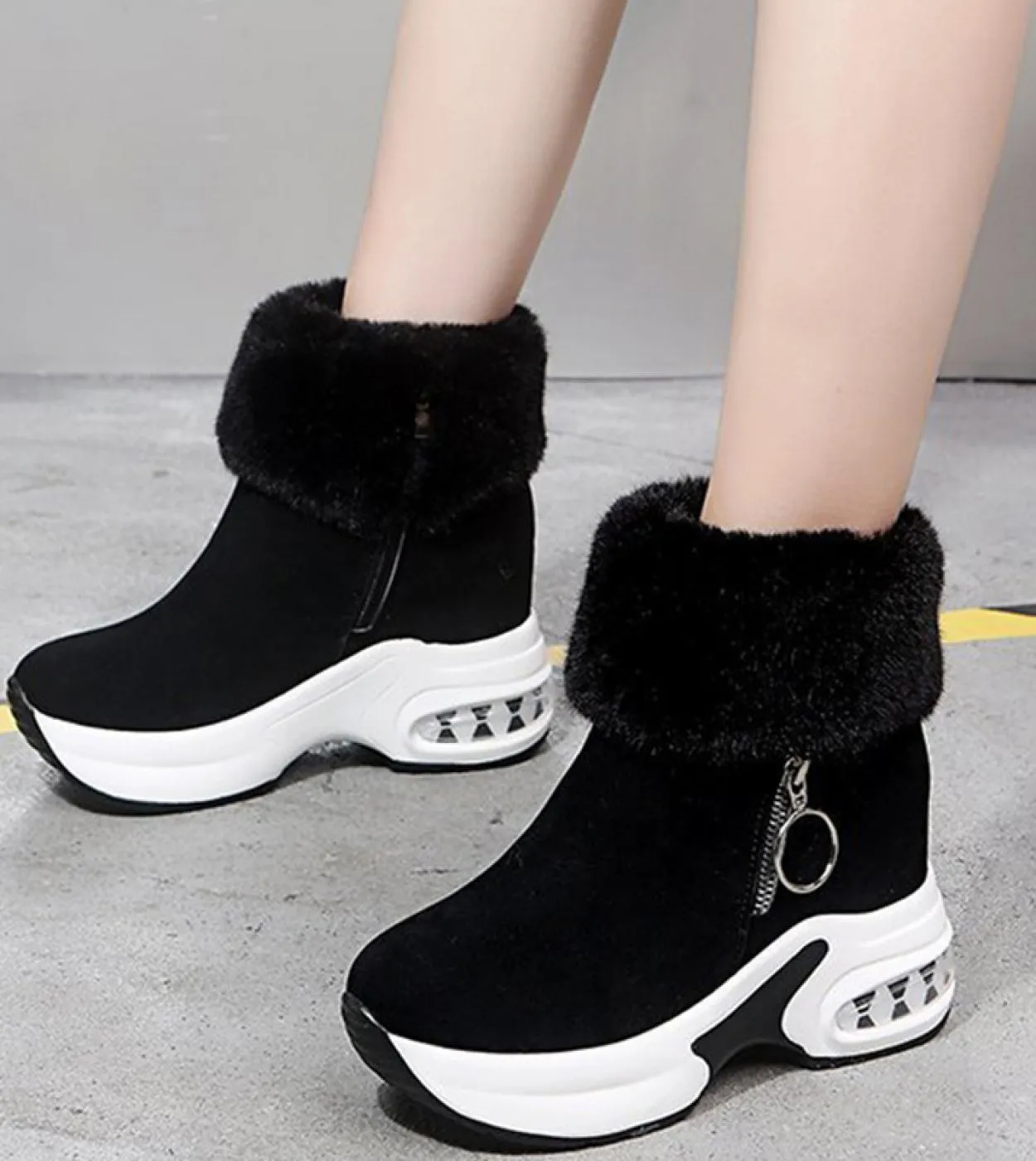 Inverno donna scarpe da ginnastica calde stivali da neve con piattaforma 2022 stivaletti scarpe causali femminili stivaletti per