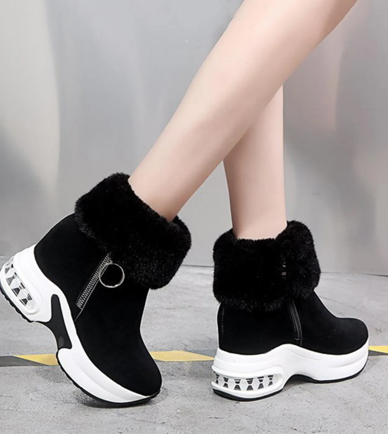 Inverno donna scarpe da ginnastica calde stivali da neve con piattaforma 2022 stivaletti scarpe causali femminili stivaletti per