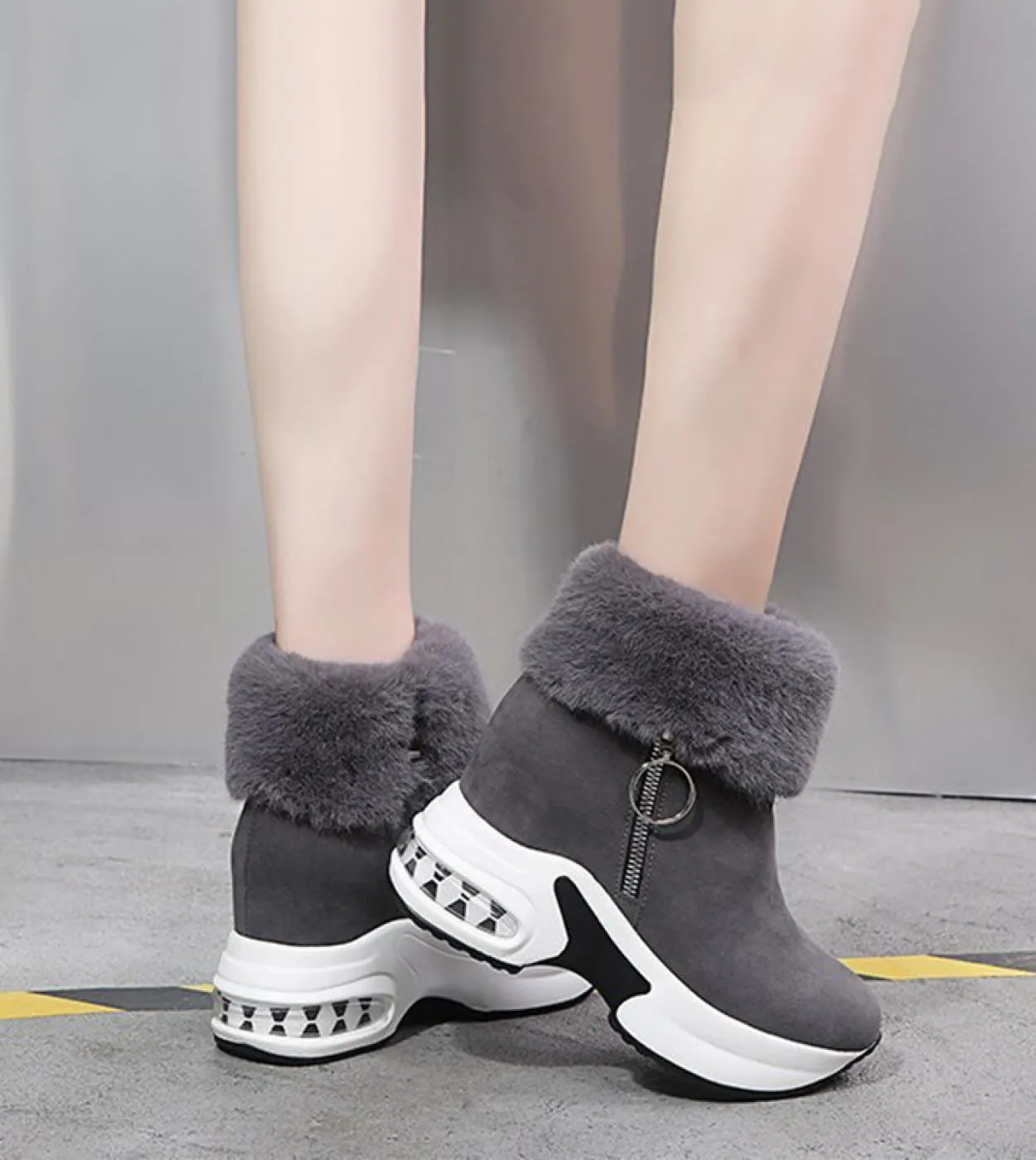 Inverno donna scarpe da ginnastica calde stivali da neve con piattaforma 2022 stivaletti scarpe causali femminili stivaletti per