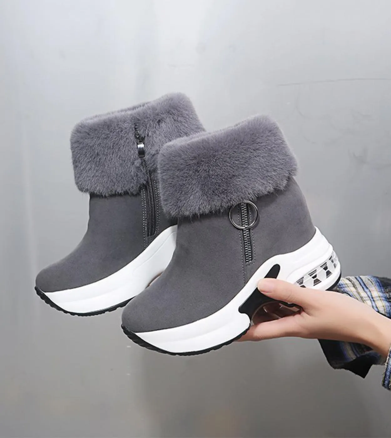 Inverno donna scarpe da ginnastica calde stivali da neve con piattaforma 2022 stivaletti scarpe causali femminili stivaletti per