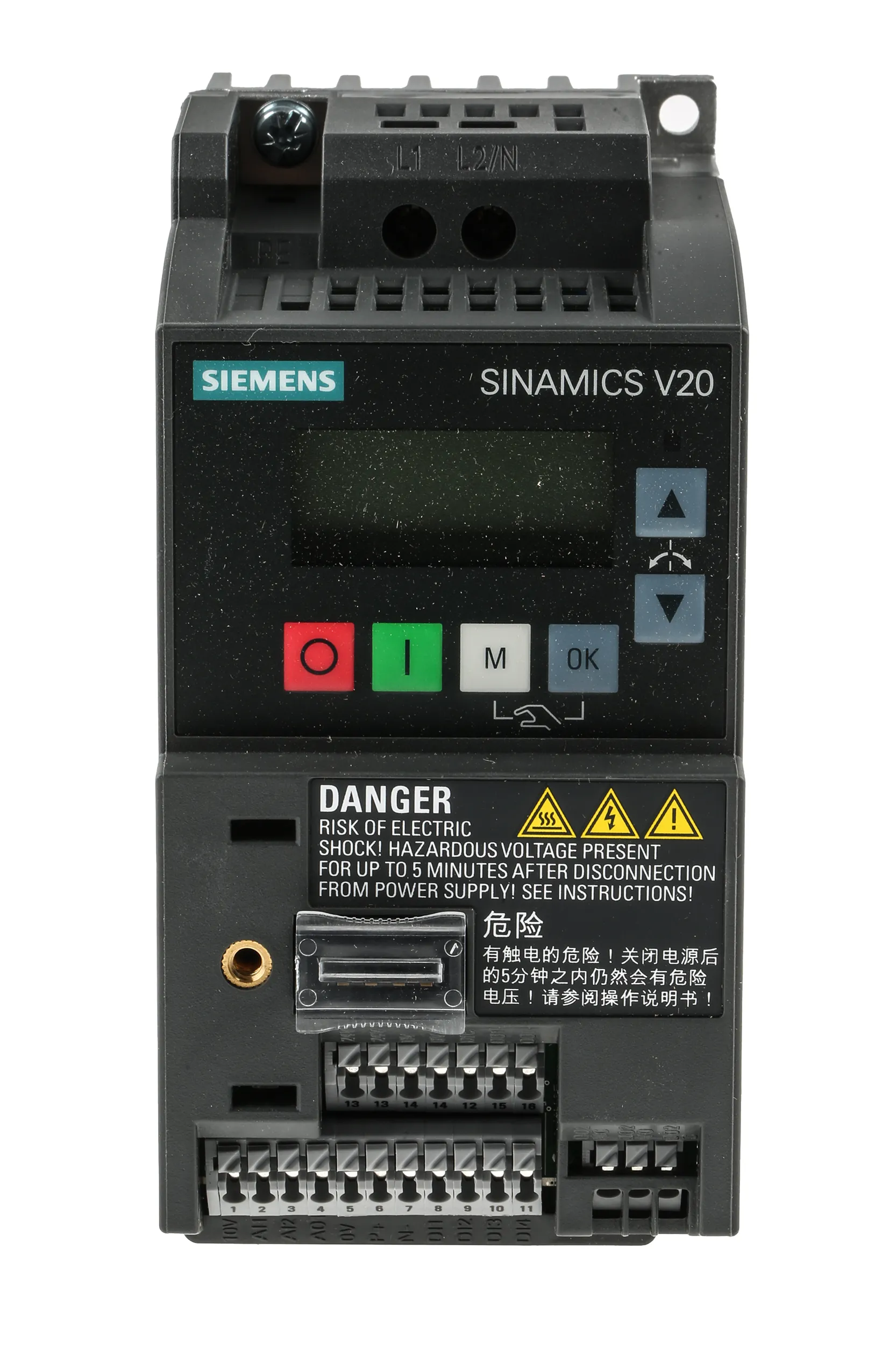 Inverter Siemens, 0,37 kW, 230 V c.a., 1 fase, 0 → 550Hz
