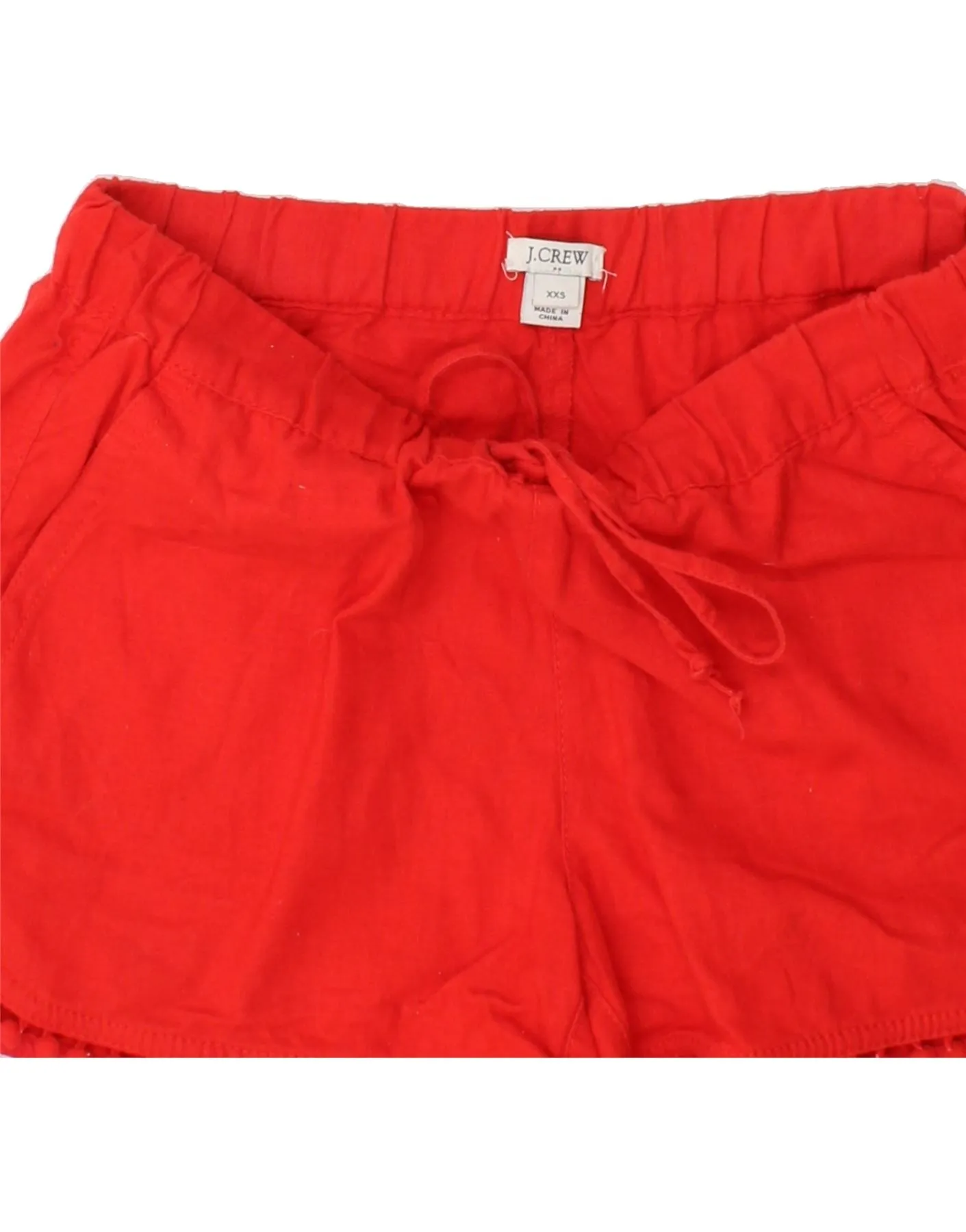 J. CREW Womens Shorts UK 2 2XS W28 Red Linen